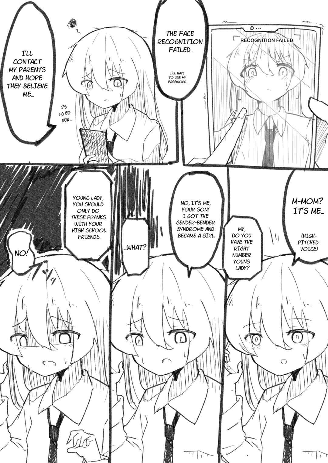 Page 1 Chapter 2 Iroiro Ushinatta TS Ko.