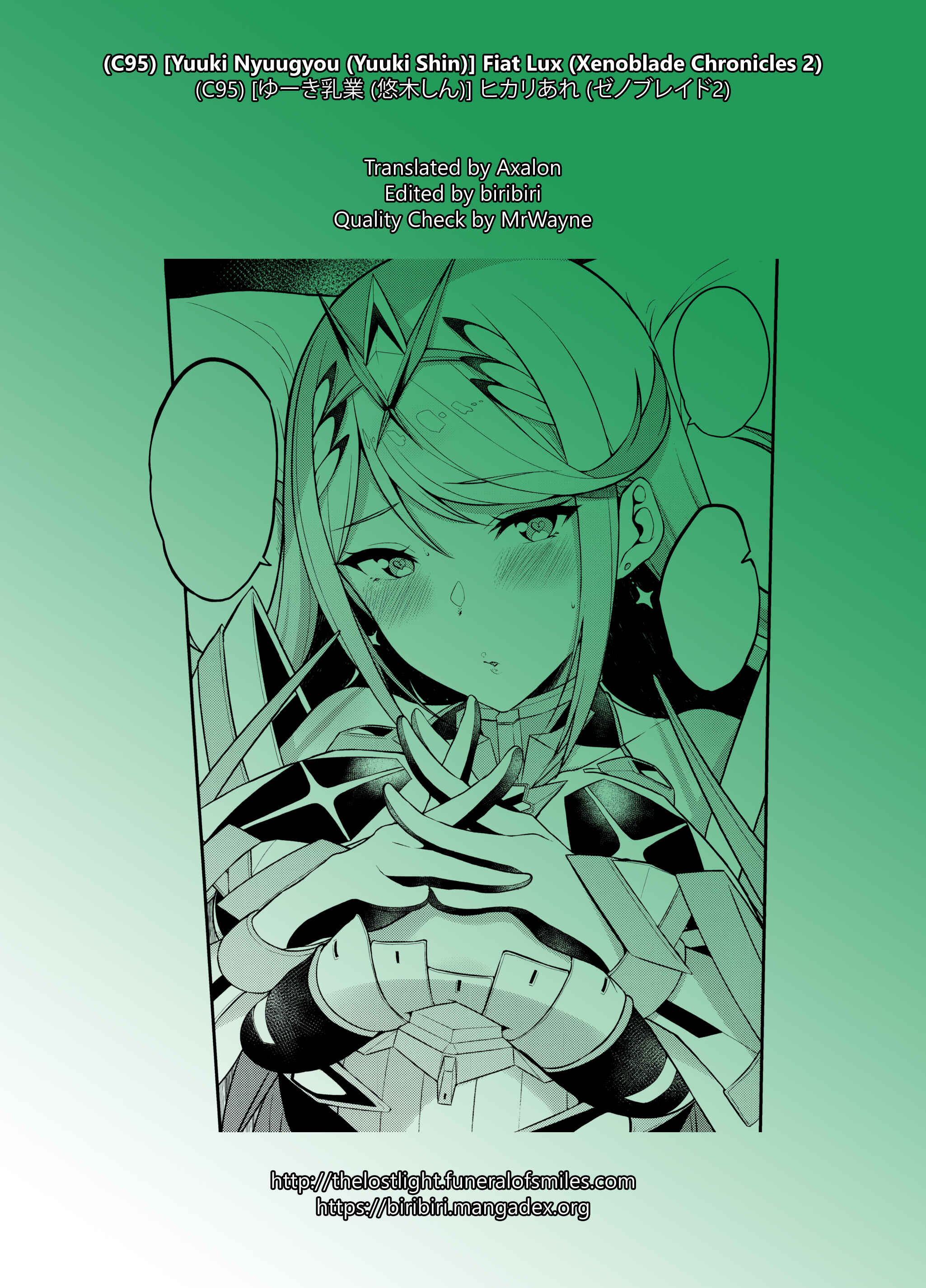 Page 27 Chapter Unknown_84a4 Xenoblade Chronicles 2 - Hikari Are - Fiat Lux (Doujinshi)