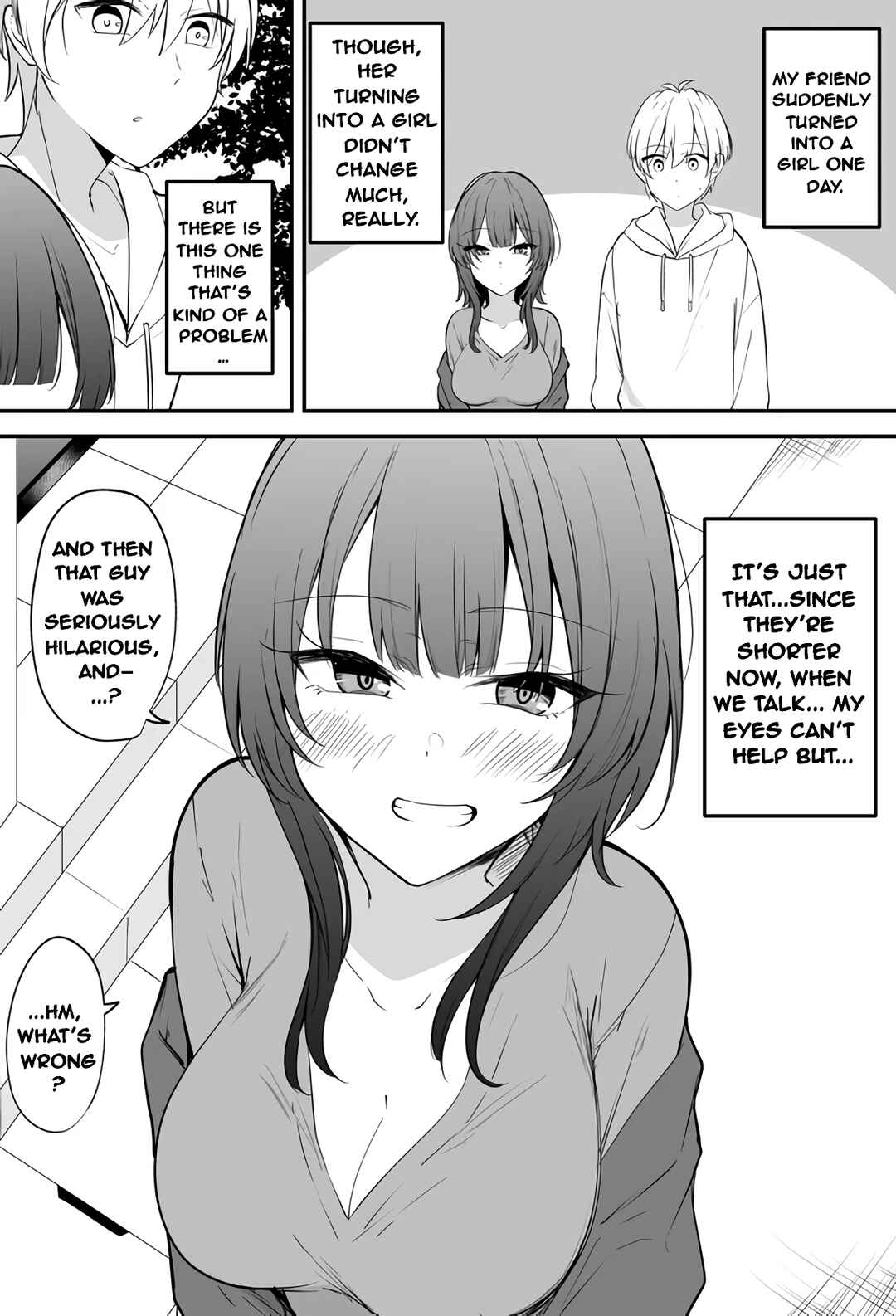 Page 1 Chapter Unknown_4103 Tomodachi ga onna ni natte komaru koto – Shisen