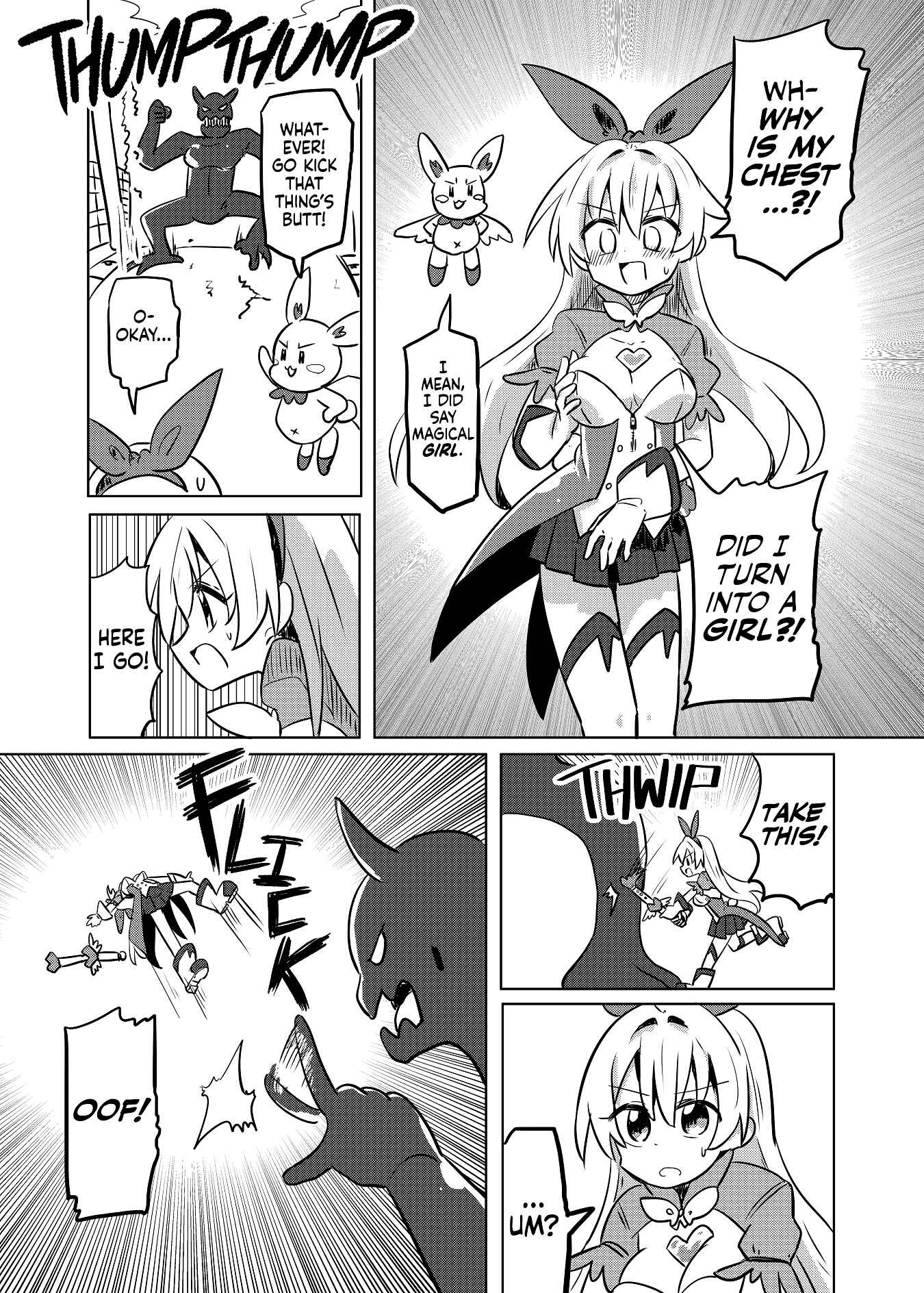 Page 4 Chapter Unknown_bae7 Kawaiku Tatakawanaito Jitsuryoku ga Hakki Dekinai TS Mahou Shoujo no Manga