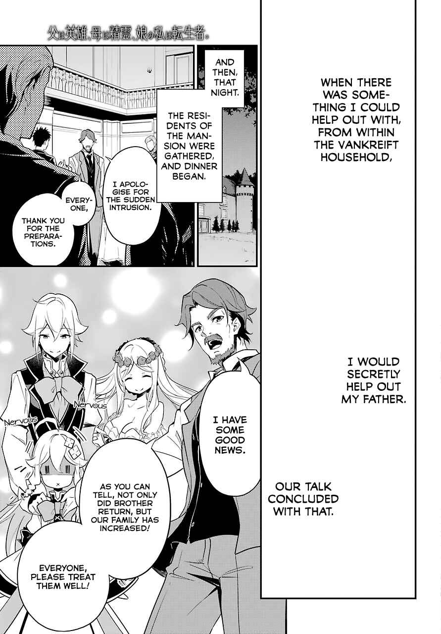 Page 21 Chapter 8 Reincarnated as the Daughter of the Legendary Hero and the Queen of Spirits