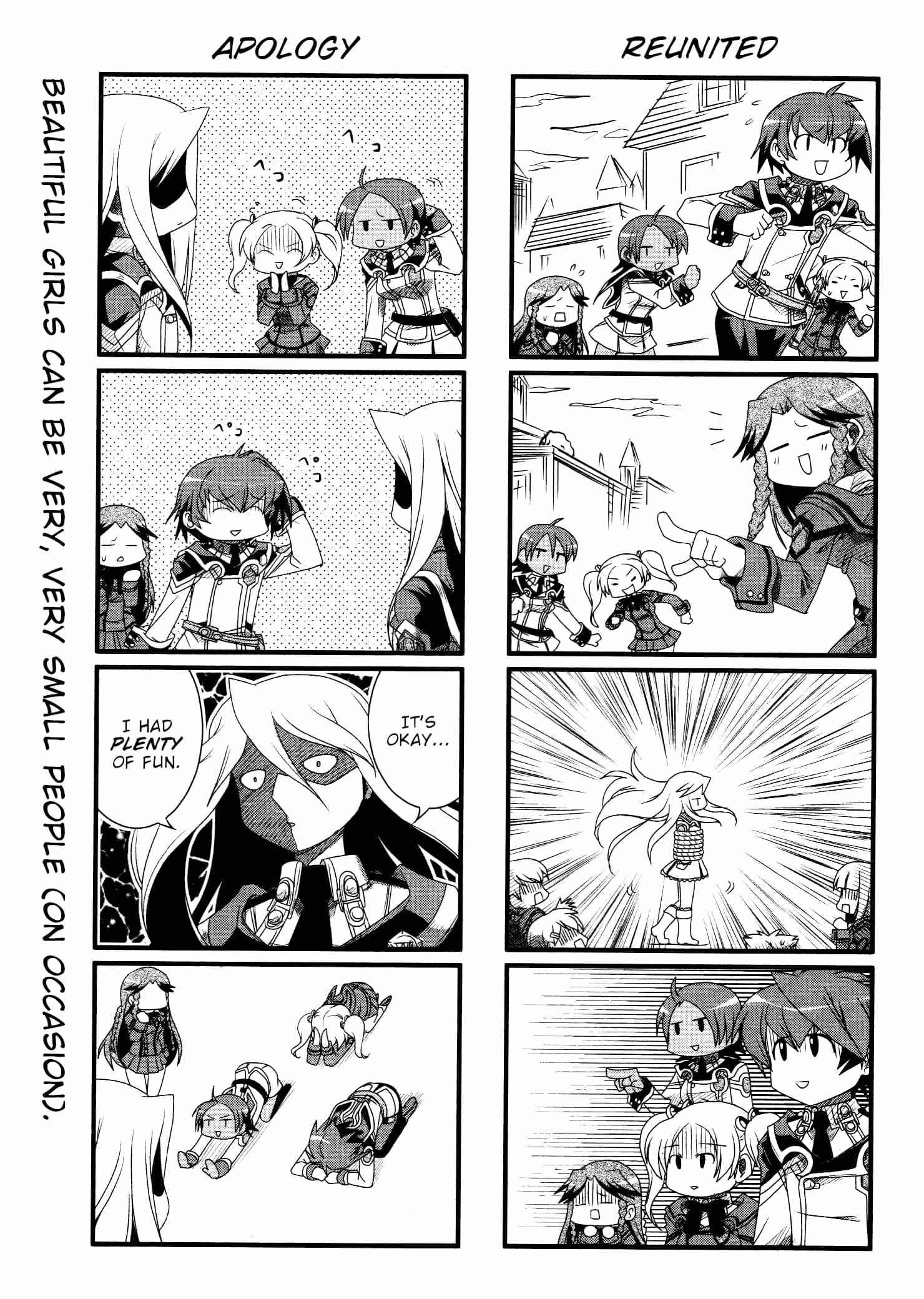 Page 5 Chapter 2 Chrome Shelled Regios Fellis Poem: a four frame comic strip