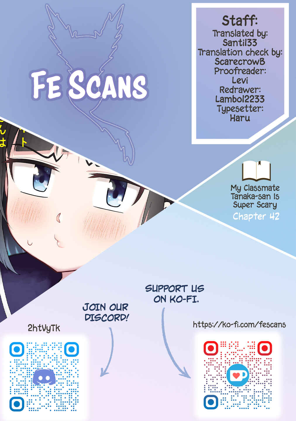 Page 1 Chapter 42 Classmate no Tanaka-san wa Sugoku Kowai