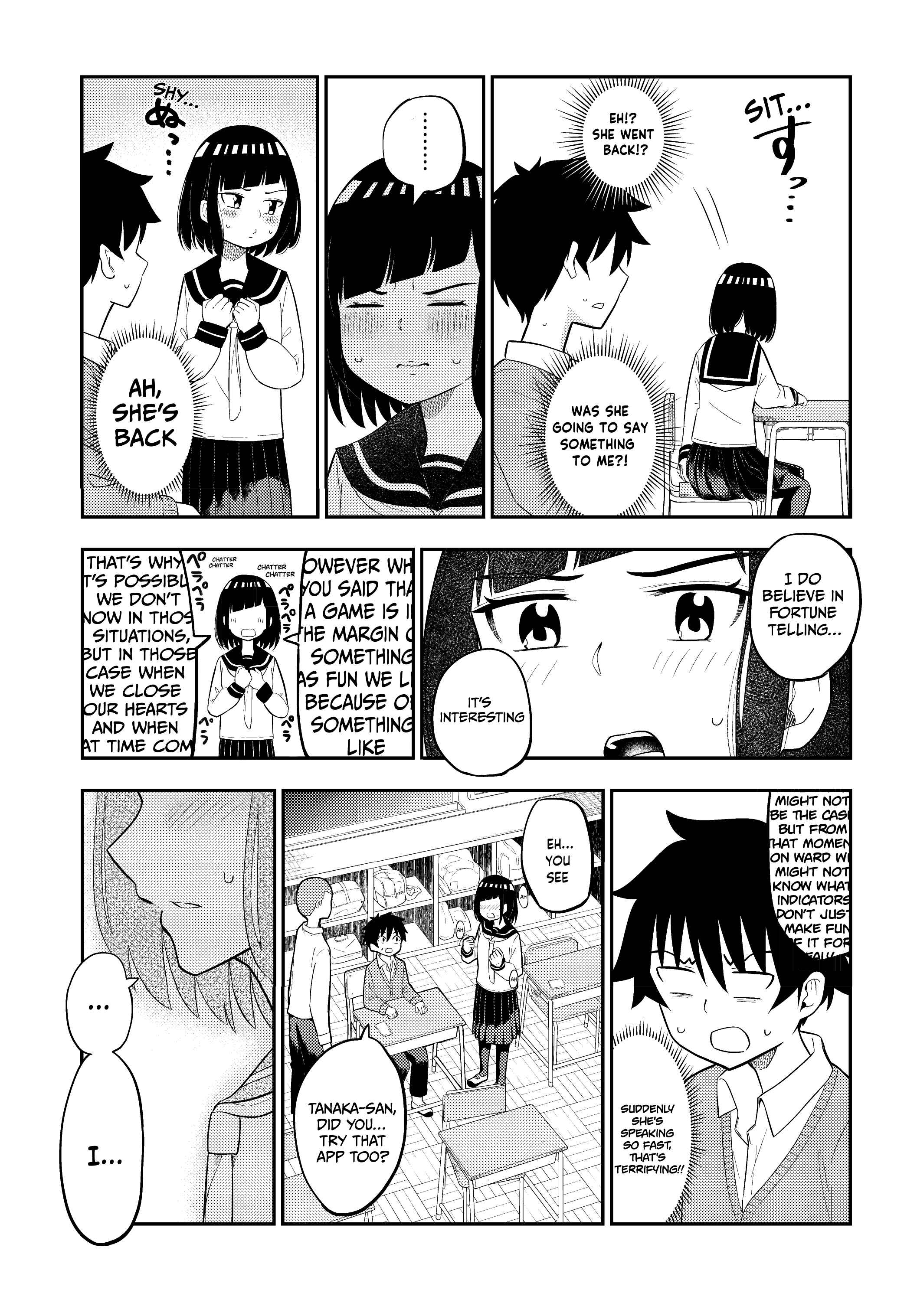 Page 4 Chapter 13 Classmate no Tanaka-san wa Sugoku Kowai