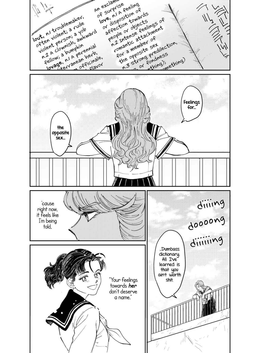 Page 1 Chapter 3 A Sukeban, a Transfer Student, and Their Silly Little Game