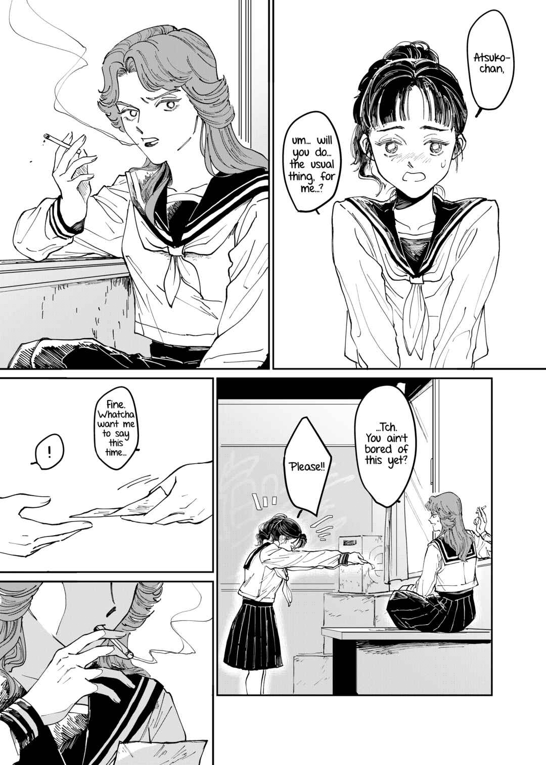 Page 1 Chapter 1 A Sukeban, a Transfer Student, and Their Silly Little Game
