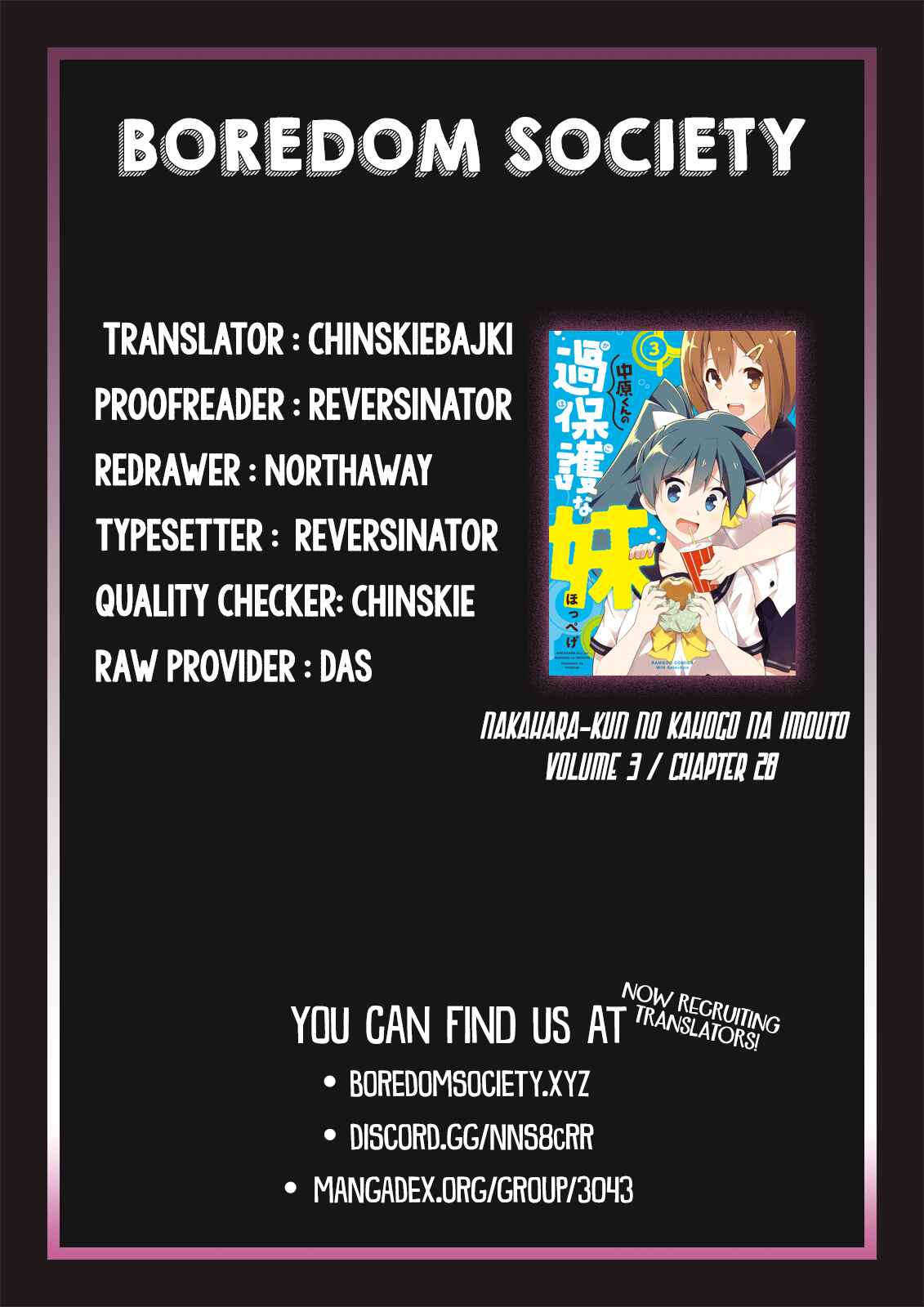 Page 11 Chapter 28 Nakahara-kun no Kahogo na Imouto