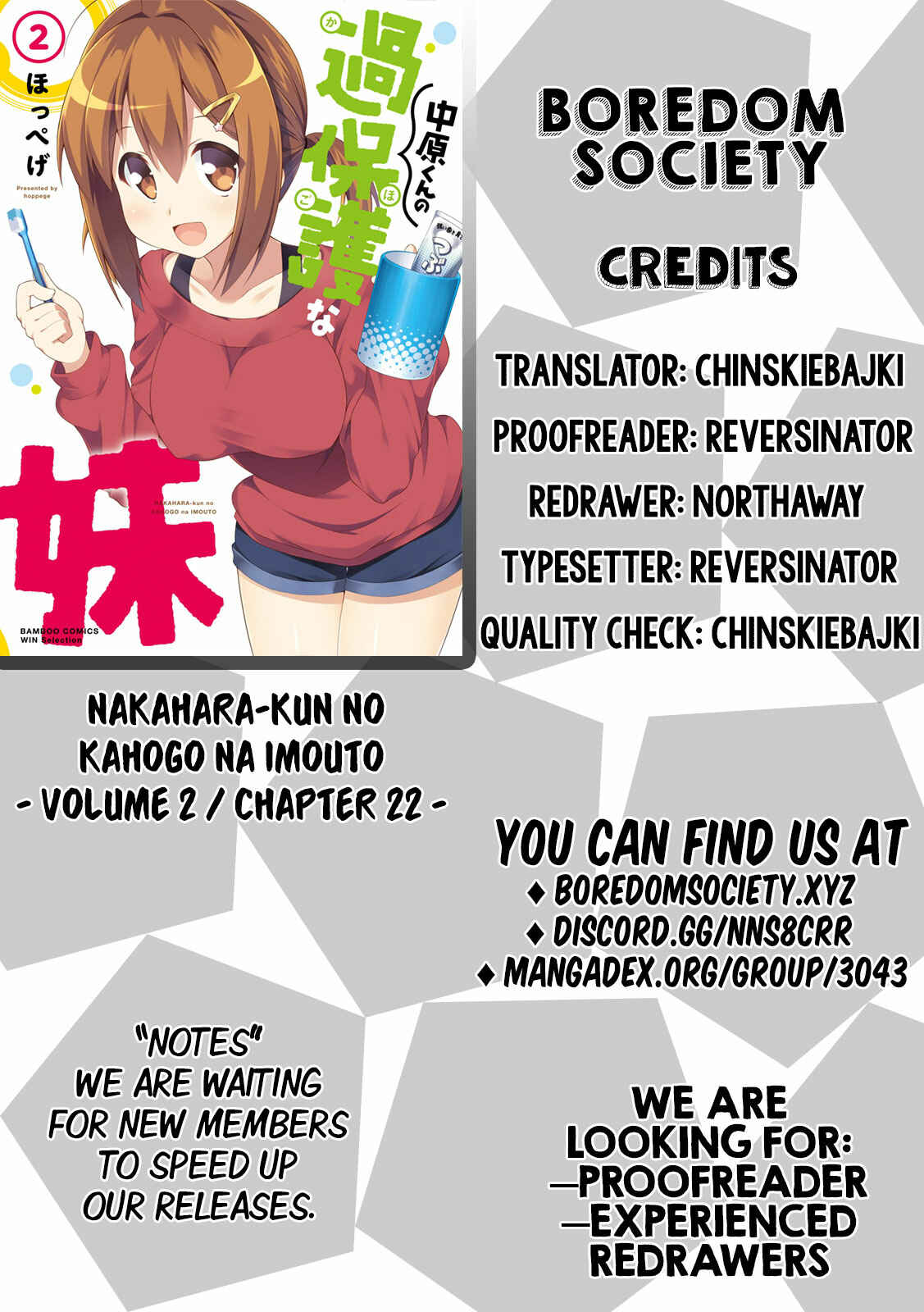 Page 9 Chapter 22 Nakahara-kun no Kahogo na Imouto