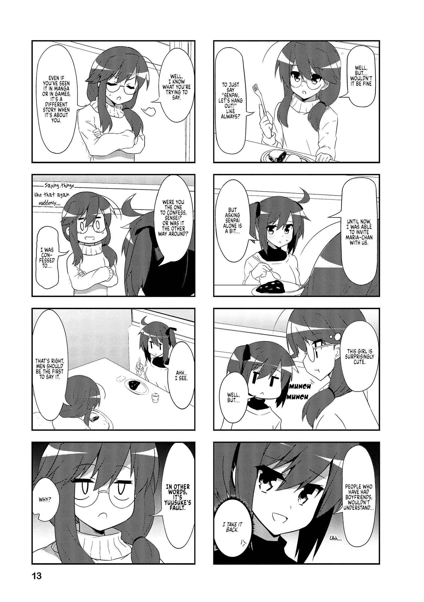 Page 12 Chapter 64 Nakahara-kun no Kahogo na Imouto