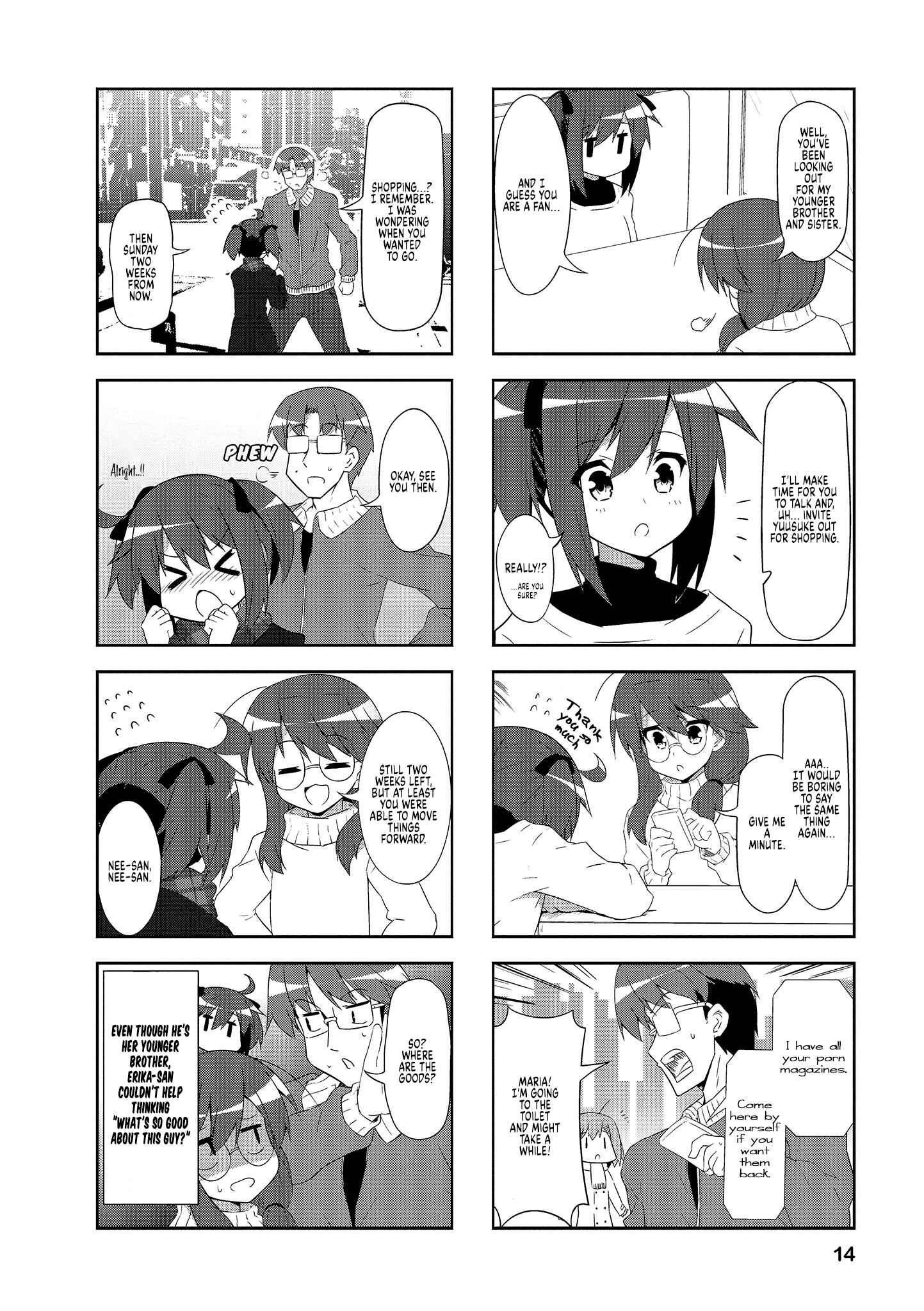 Page 13 Chapter 64 Nakahara-kun no Kahogo na Imouto