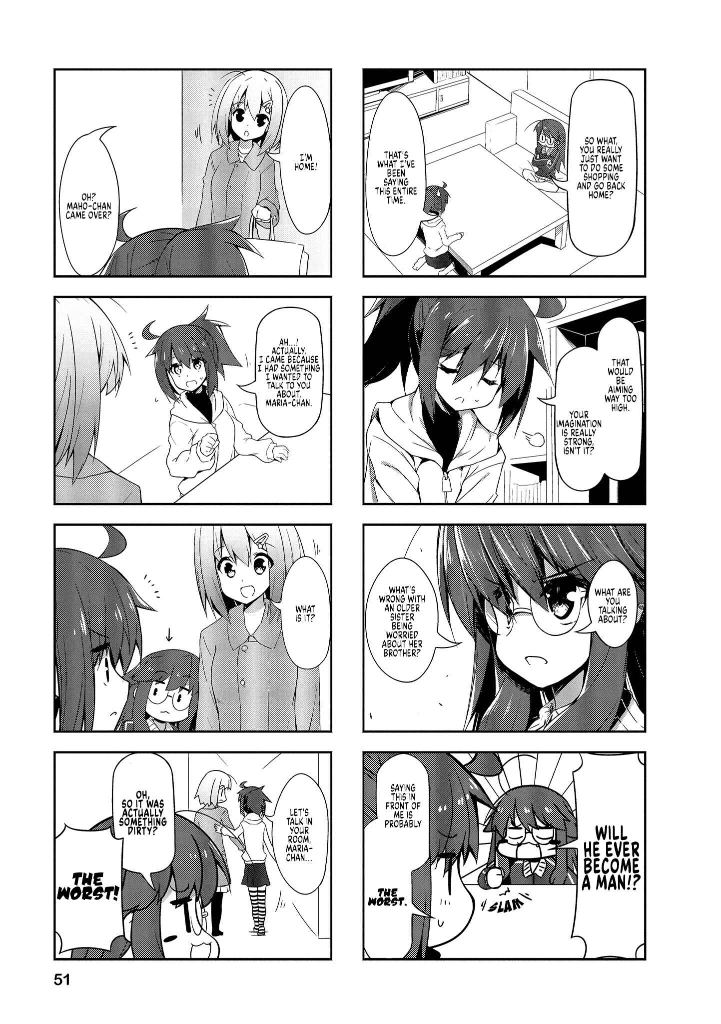 Page 3 Chapter 69 Nakahara-kun no Kahogo na Imouto