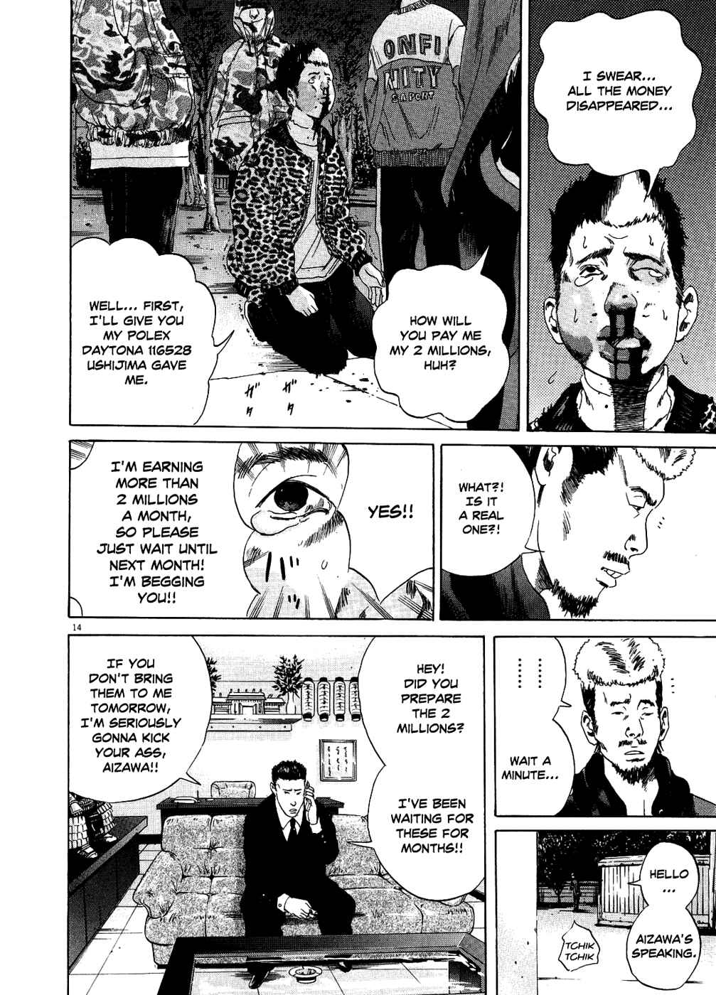 Page 14 Chapter 11 Yamikin Ushijima-kun