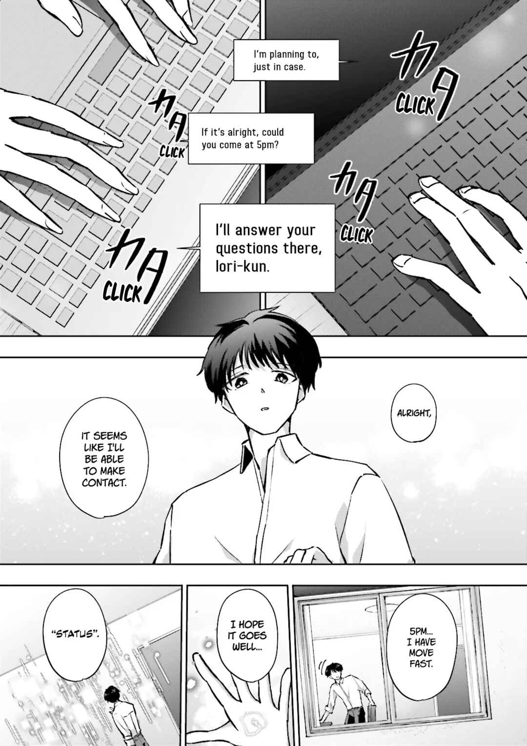 Page 8 Chapter 3.4 Classmate wa Isekai de Yuusha ni Natta kedo, Ore dake Gendai Nihon ni Okizari ni Narimashita