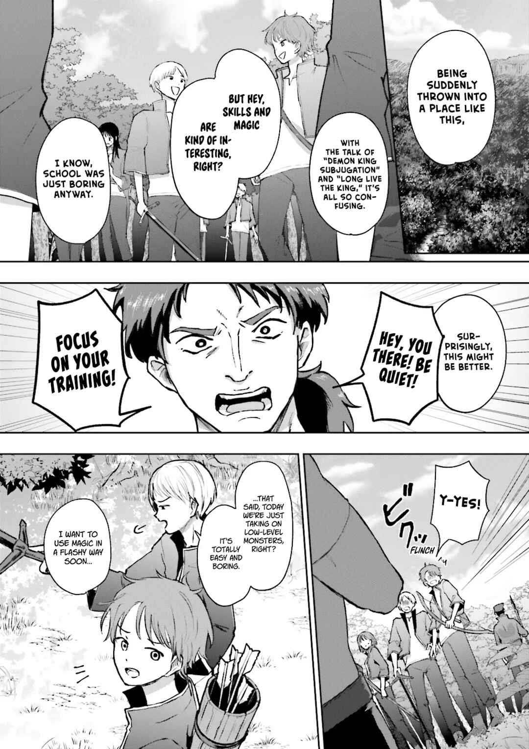 Page 4 Chapter 3.1 Classmate wa Isekai de Yuusha ni Natta kedo, Ore dake Gendai Nihon ni Okizari ni Narimashita
