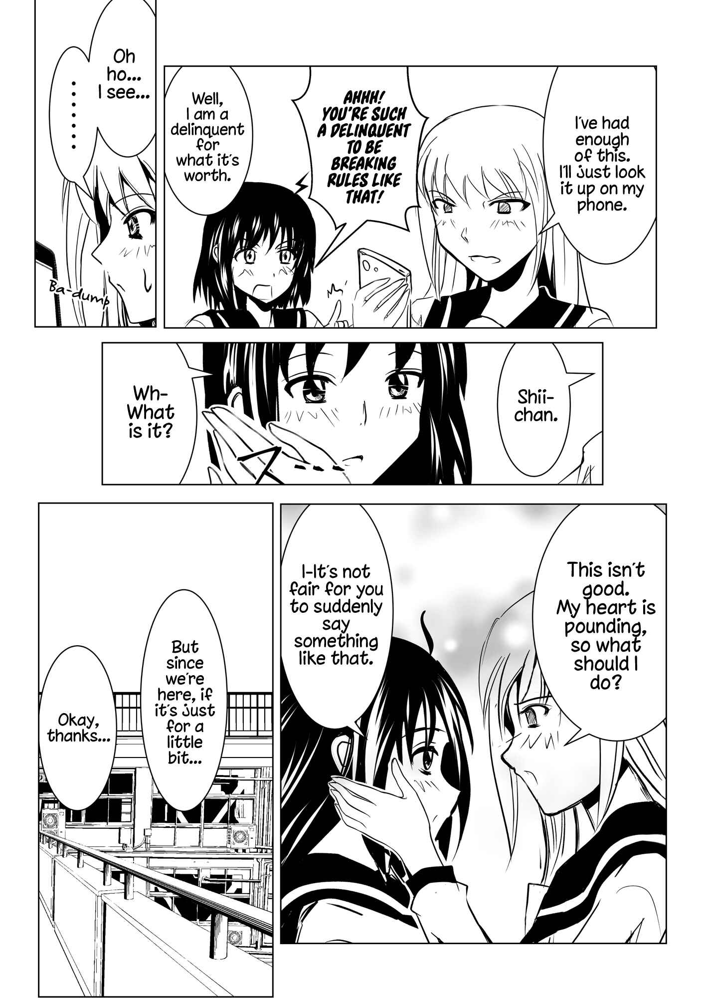 Page 4 Chapter 5 Delinquent Girl and Class Rep
