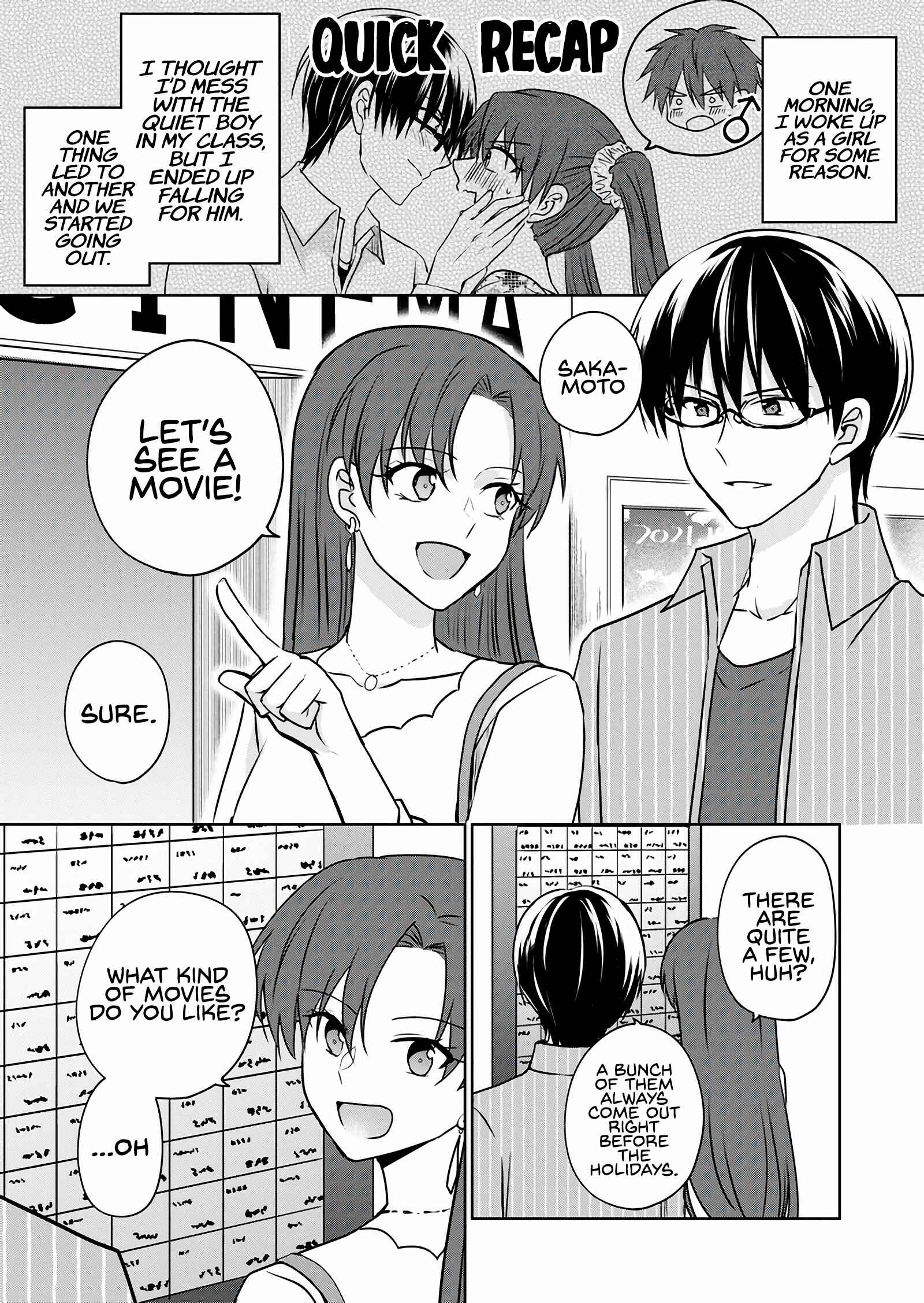 Page 1 Chapter 4.2 I Got Genderswapped (♂→♀), so I Tried to Seduce My Classmate