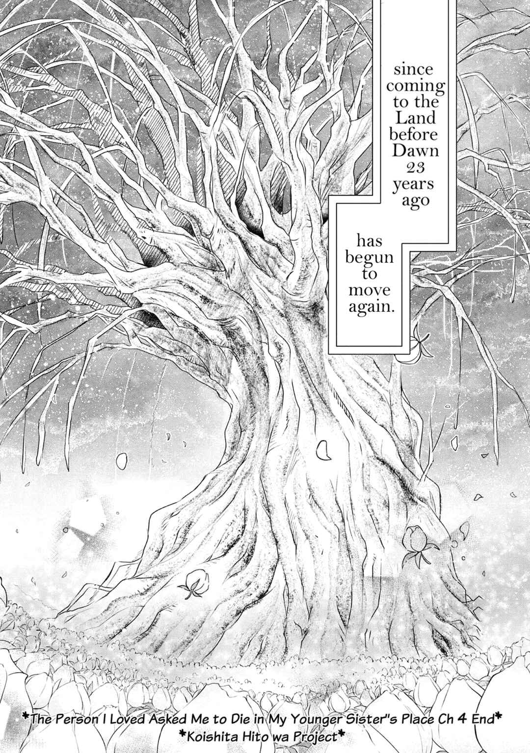 Page 39 Chapter 4 Koishita Hito wa, Imouto no Kawari ni Shindekure to Itta