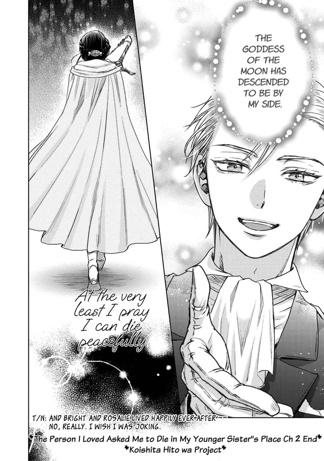 Page 36 Chapter 2 Koishita Hito wa, Imouto no Kawari ni Shindekure to Itta