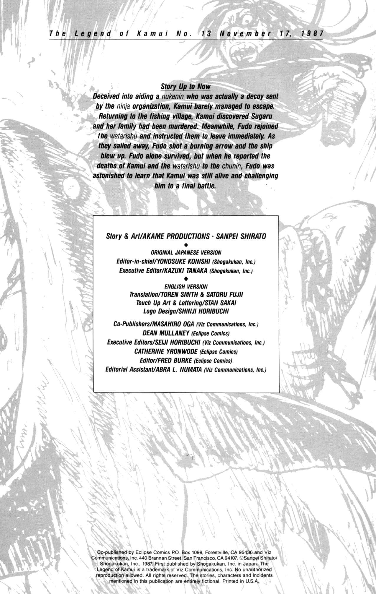 Page 1 Chapter 13 Kamui Gaiden