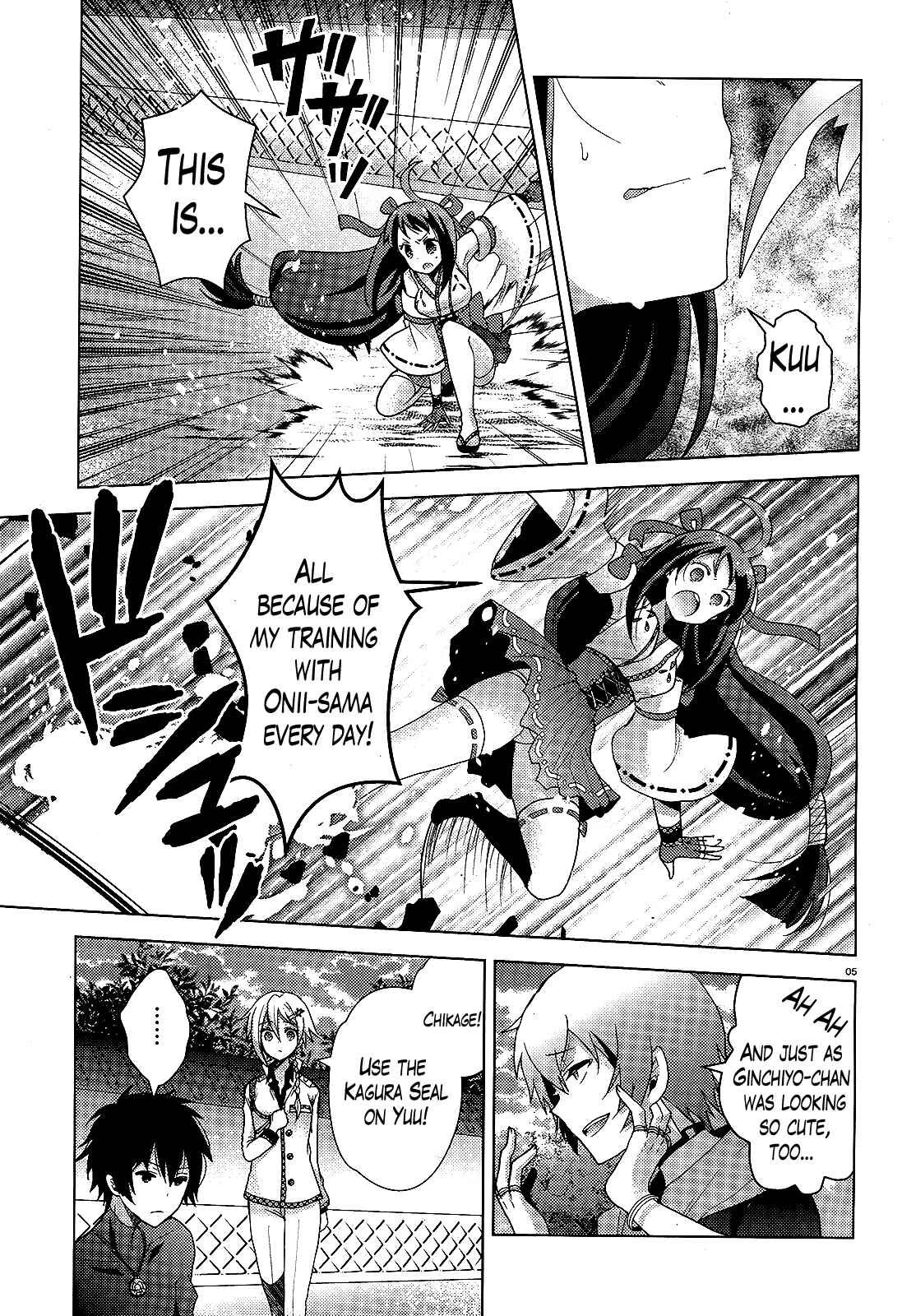 Page 5 Chapter 4 Occult Maiden - Hishou - Oni wo Tsugu Shounen