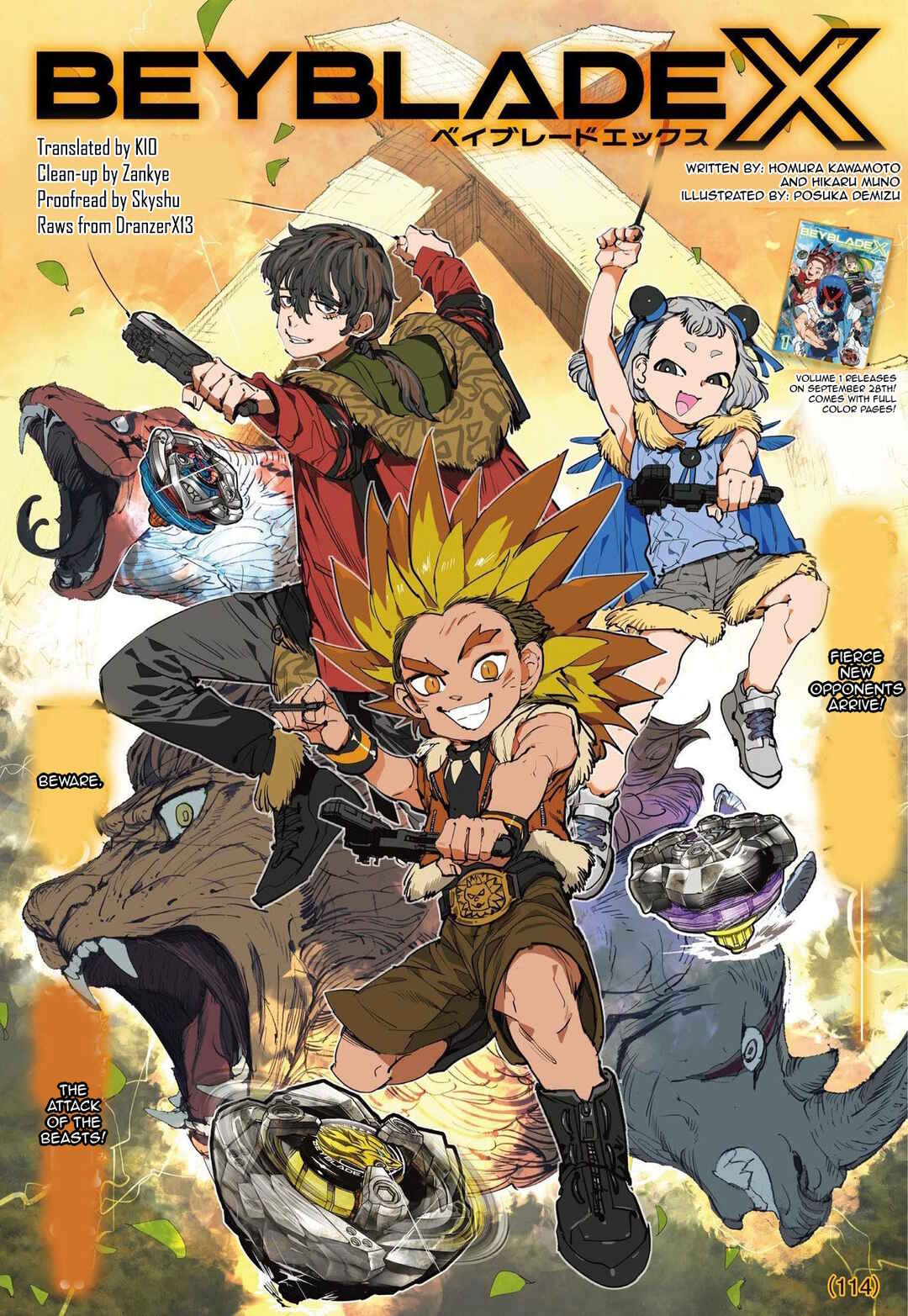 Page 1 Chapter 4 Beyblade X