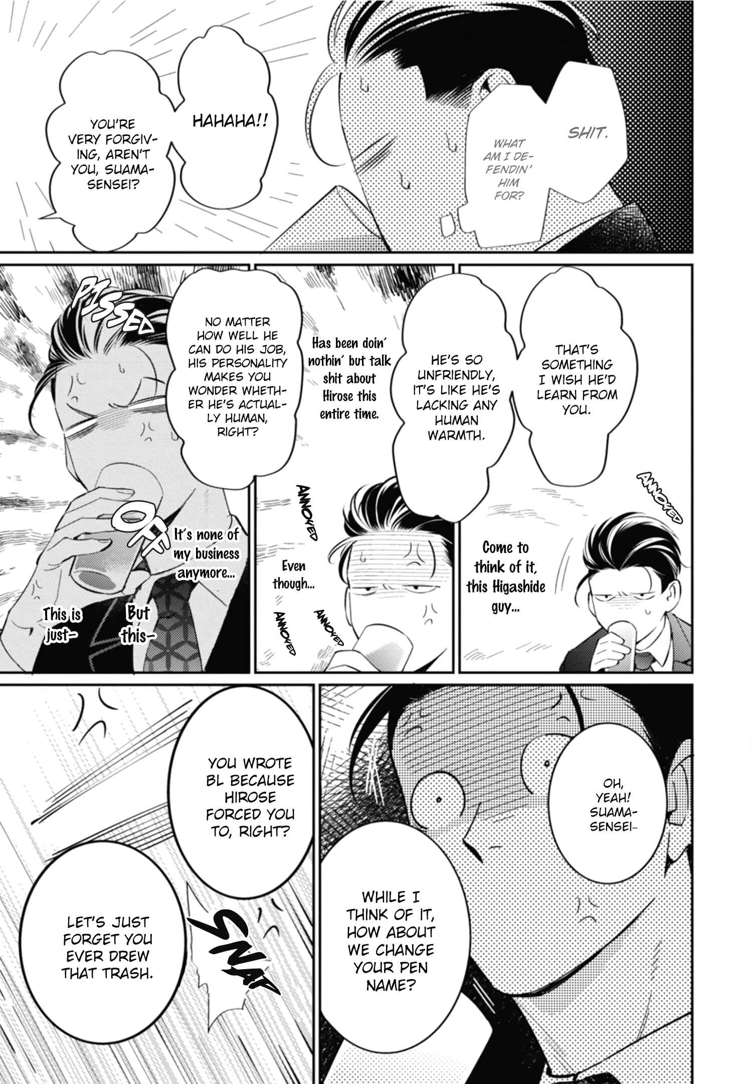 Page 6 Chapter 7 Moto Yakuza ga BL Sakka ni Nattarashii.