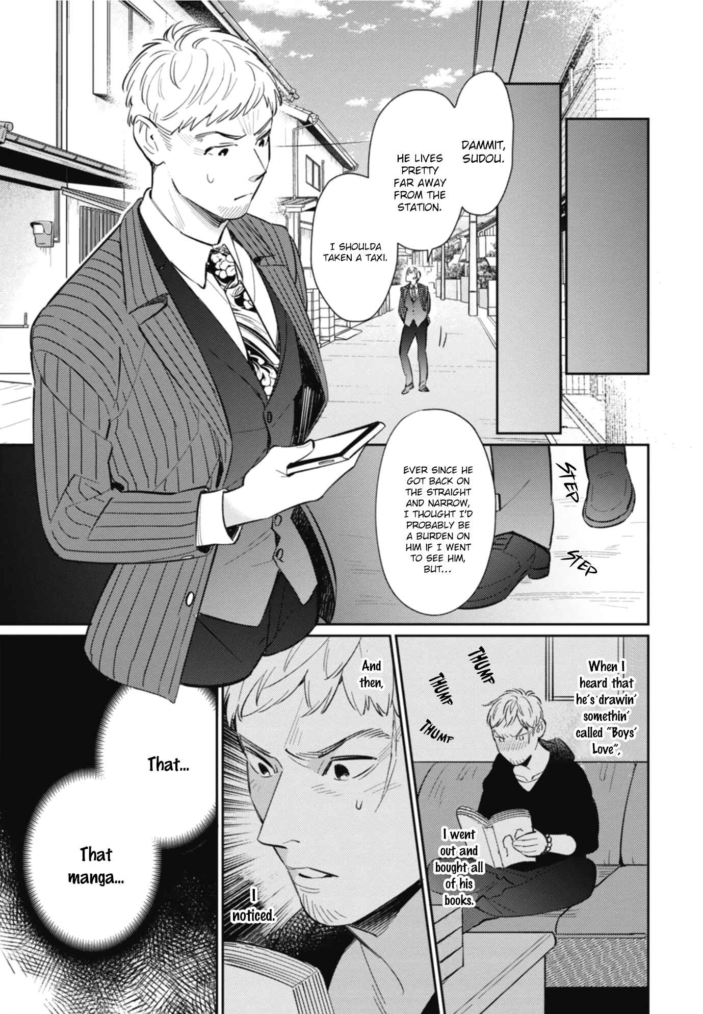 Page 12 Chapter 5 Moto Yakuza ga BL Sakka ni Nattarashii.