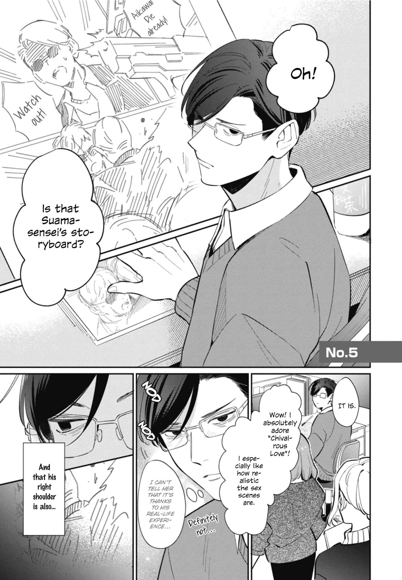 Page 4 Chapter 5 Moto Yakuza ga BL Sakka ni Nattarashii.