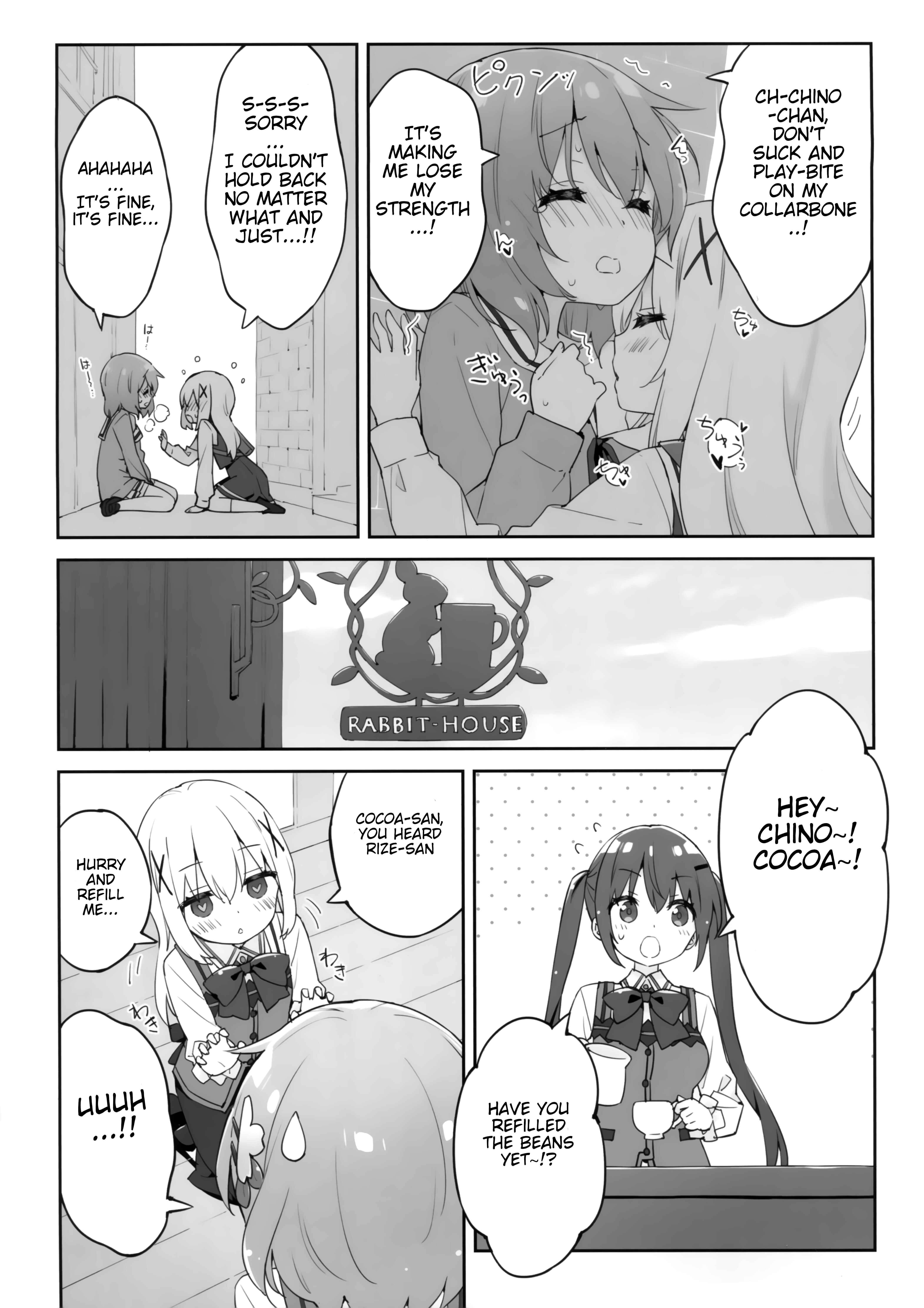 Page 14 Chapter Unknown_9346 Gochuumon wa Usagi desu ka? - Can I Taste You? (Doujinshi)