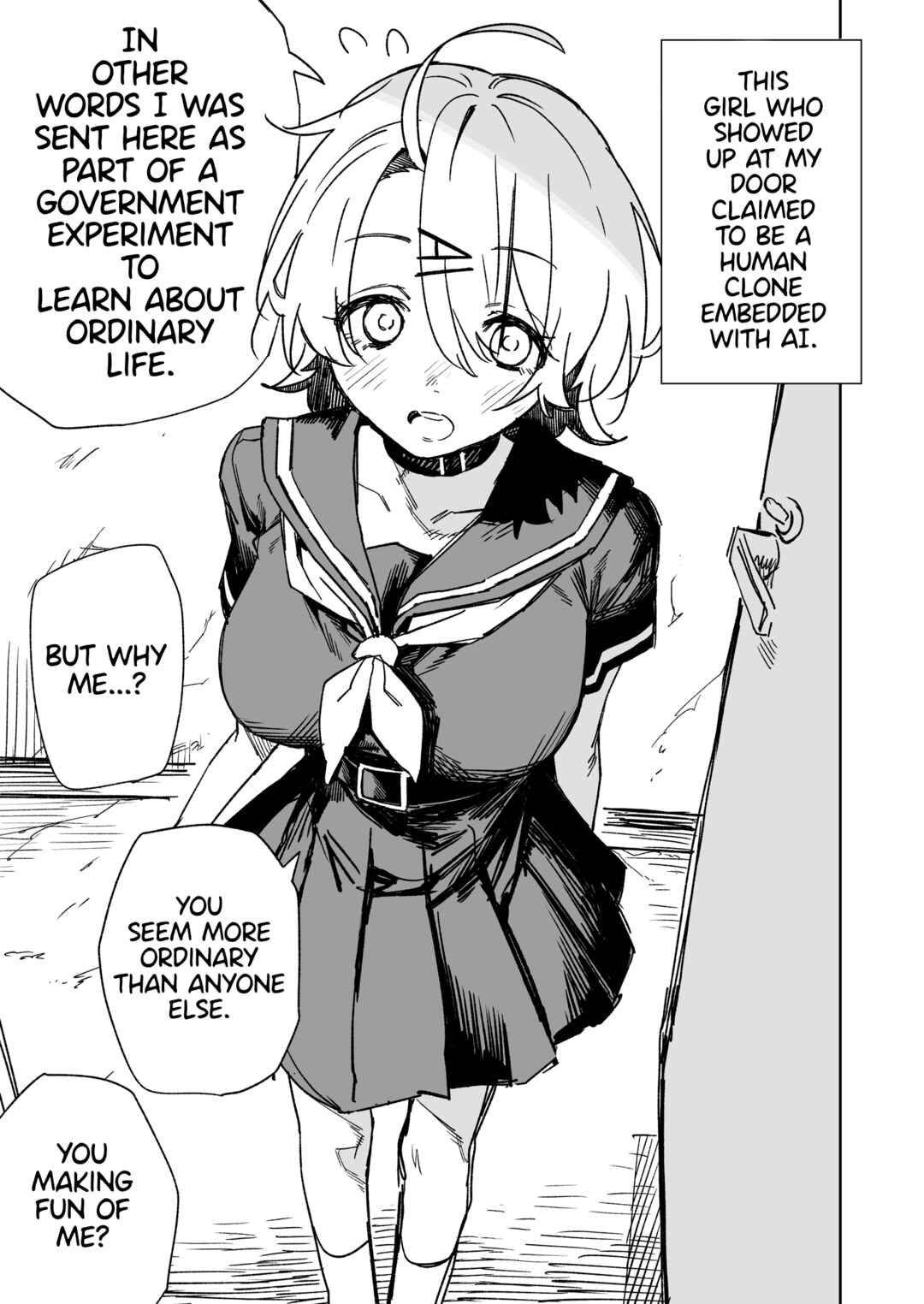 Page 1 Chapter Unknown_fbc4 Futsuu wo Oshiete! Clone-chan