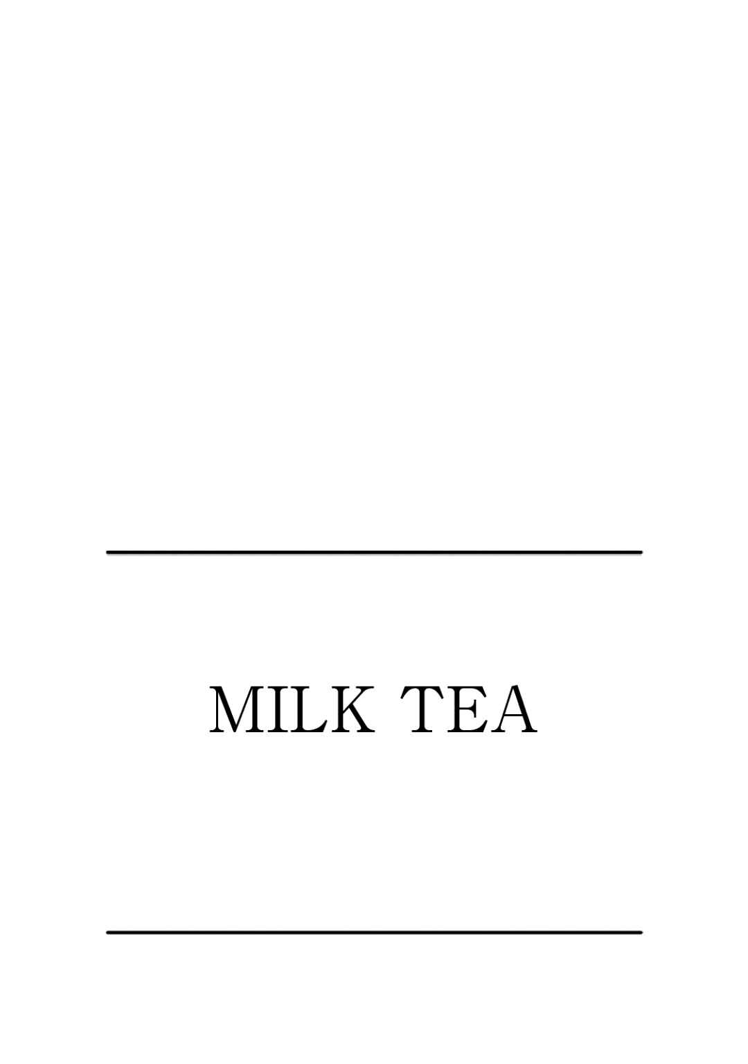 Page 14 Chapter 5.1 Milk Tea