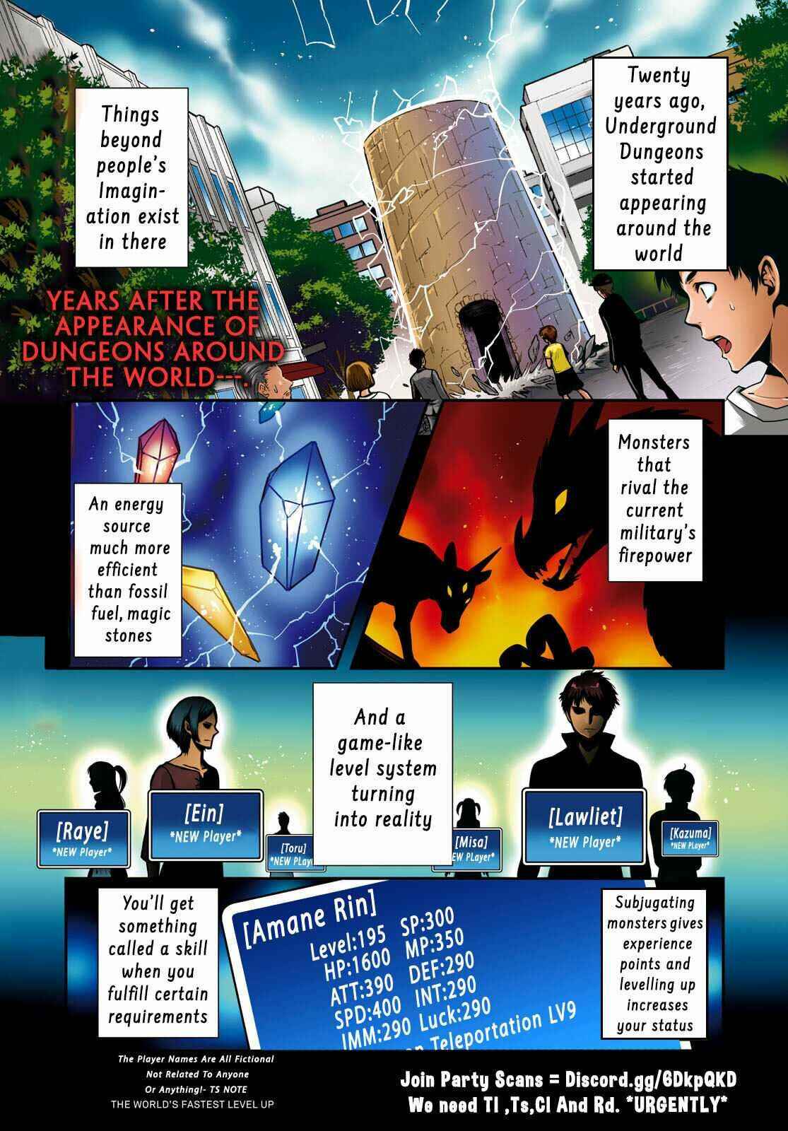 Page 3 Chapter 1 The Worlds Fastest Level Up!