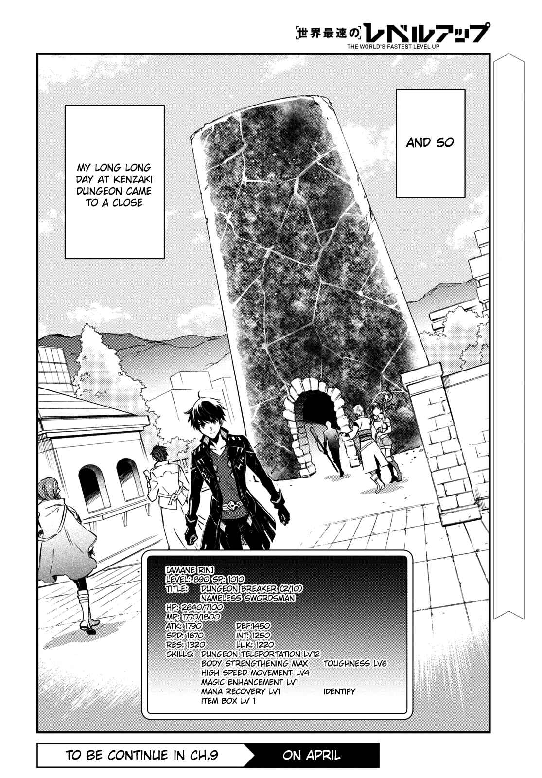 Page 20 Chapter 8 The Worlds Fastest Level Up!