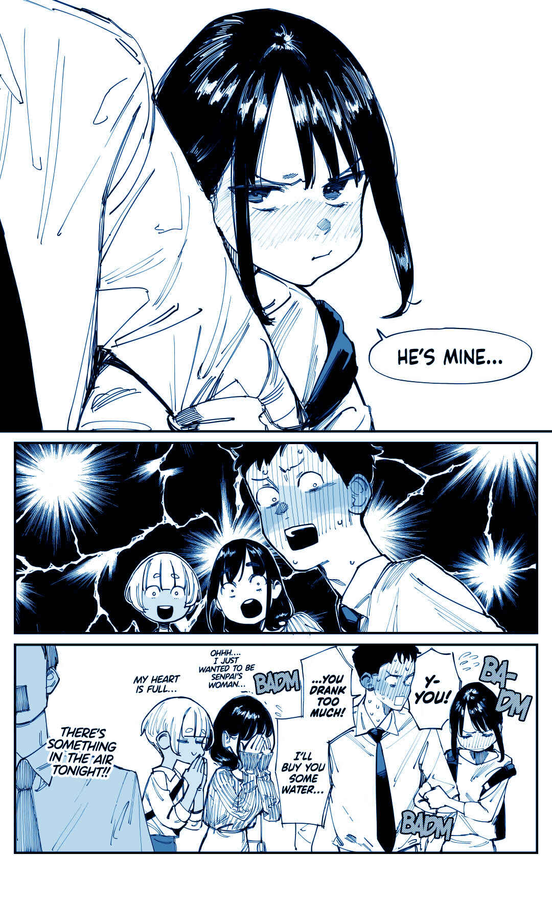 Page 3 Chapter 241 Do Your Best, Douki-chan (Monday Blue ver.)