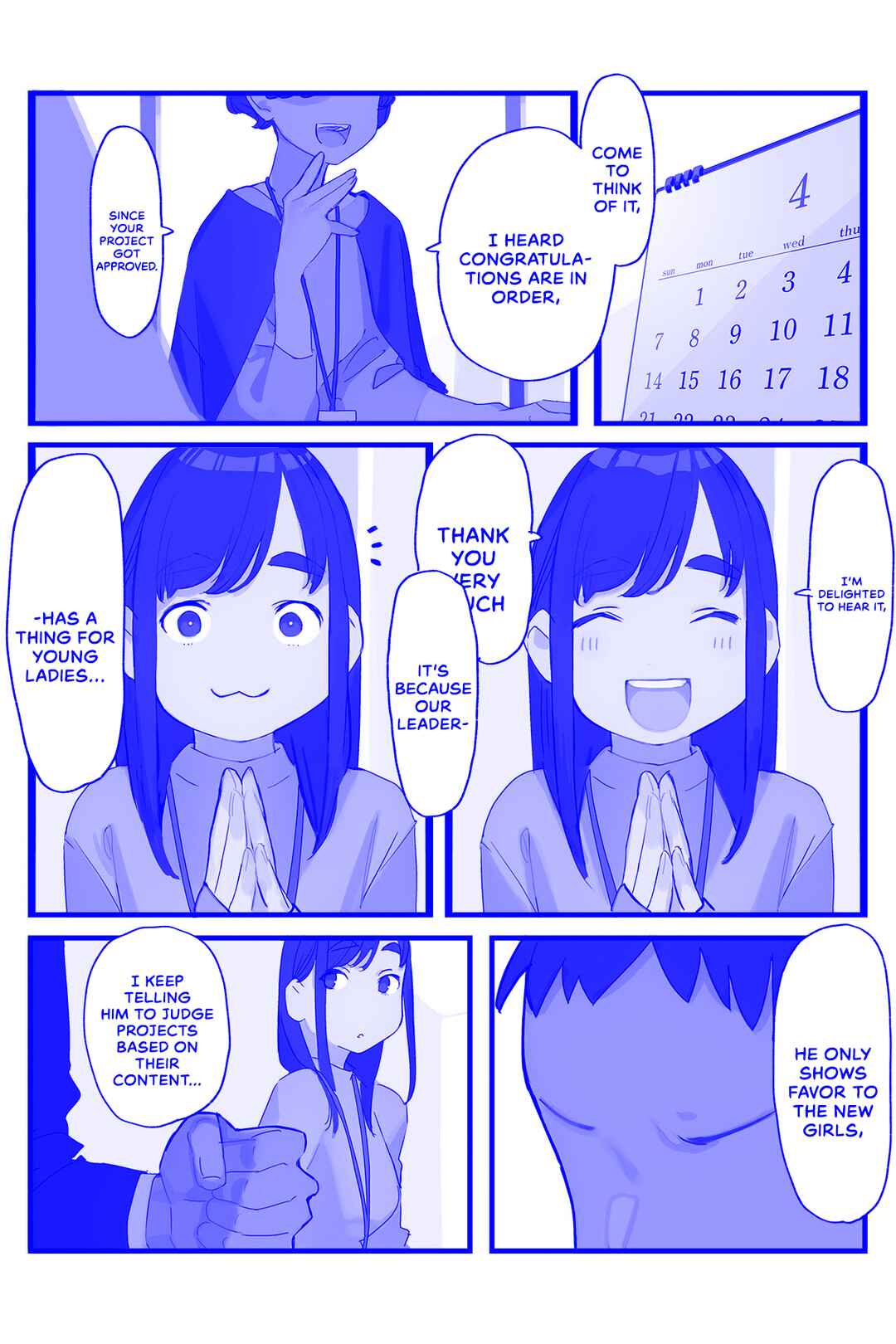 Page 1 Chapter 147 Do Your Best, Douki-chan (Monday Blue ver.)
