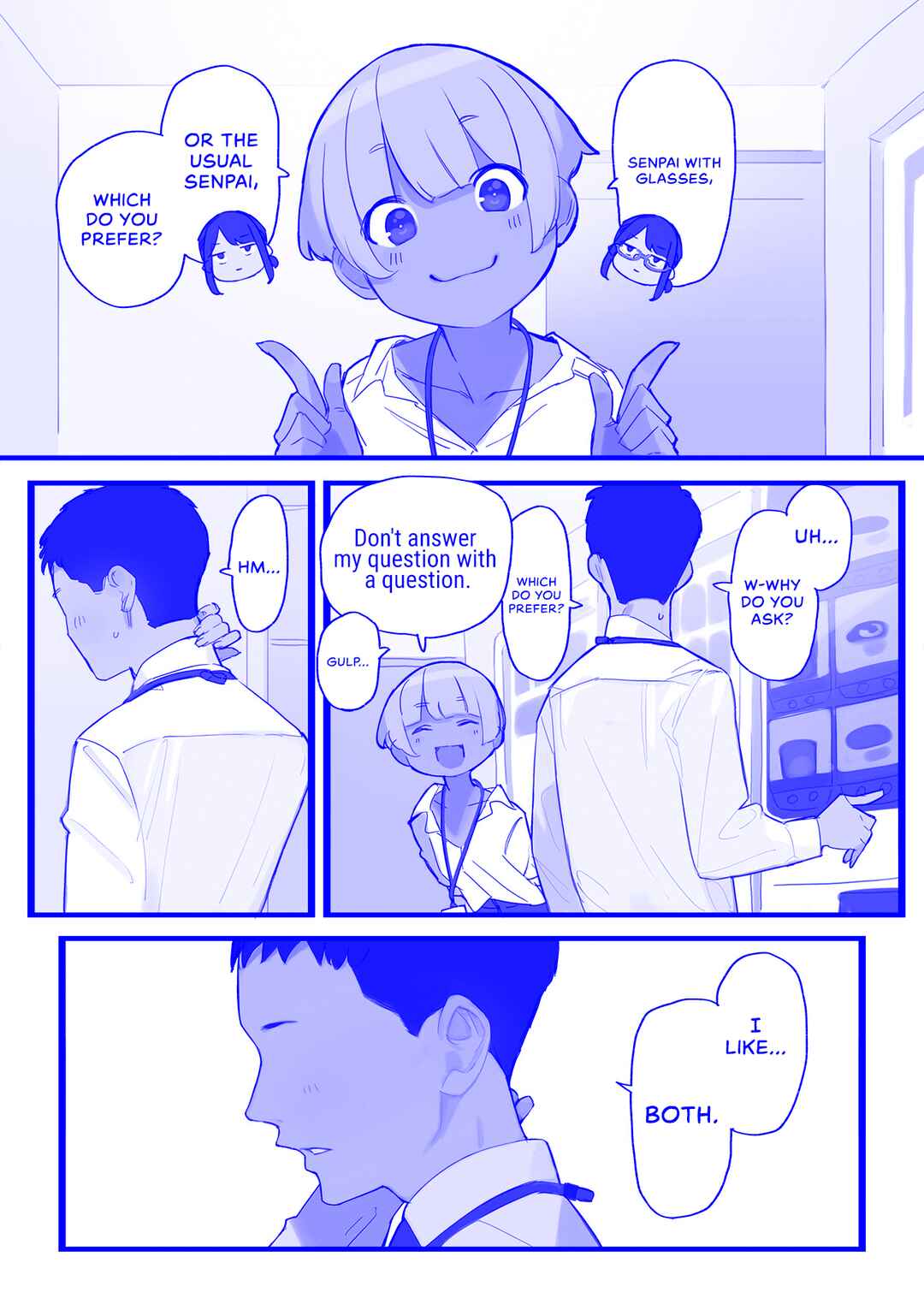 Page 1 Chapter 111 Do Your Best, Douki-chan (Monday Blue ver.)