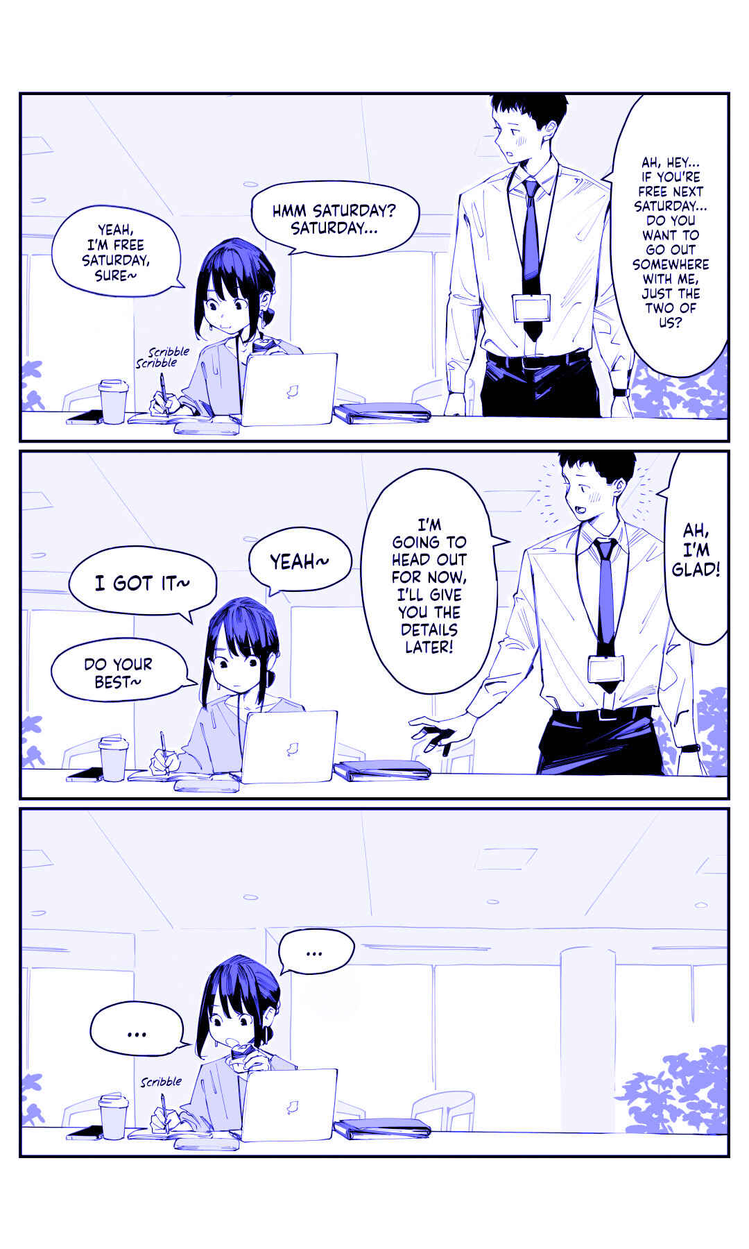 Page 1 Chapter 230 Do Your Best, Douki-chan (Monday Blue ver.)