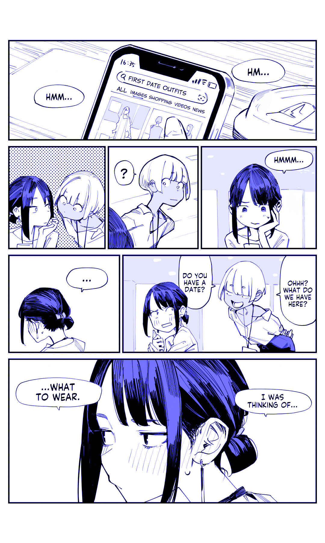 Page 1 Chapter 231 Do Your Best, Douki-chan (Monday Blue ver.)
