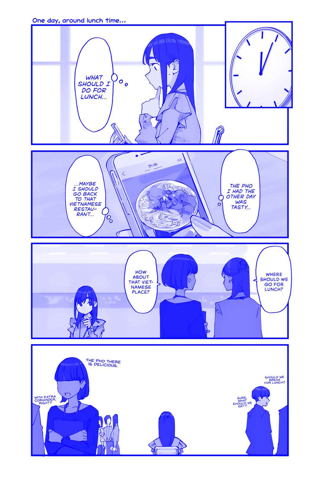 Page 1 Chapter 203 Do Your Best, Douki-chan (Monday Blue ver.)