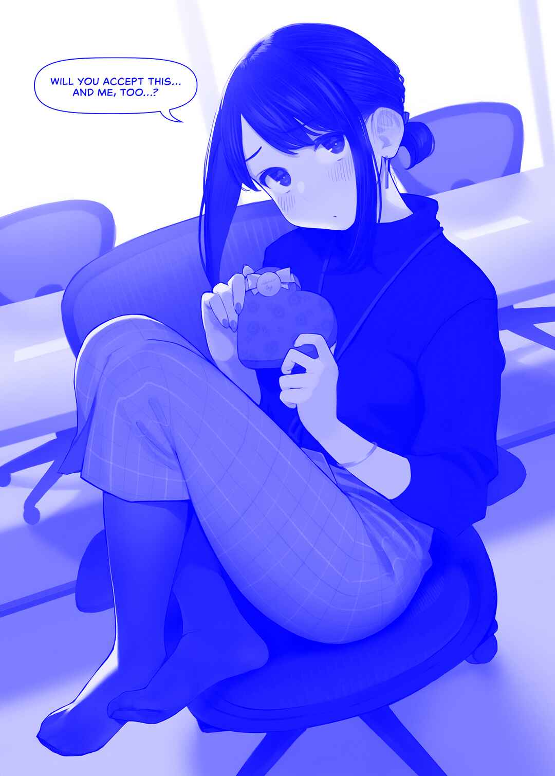 Page 1 Chapter 76 Do Your Best, Douki-chan (Monday Blue ver.)
