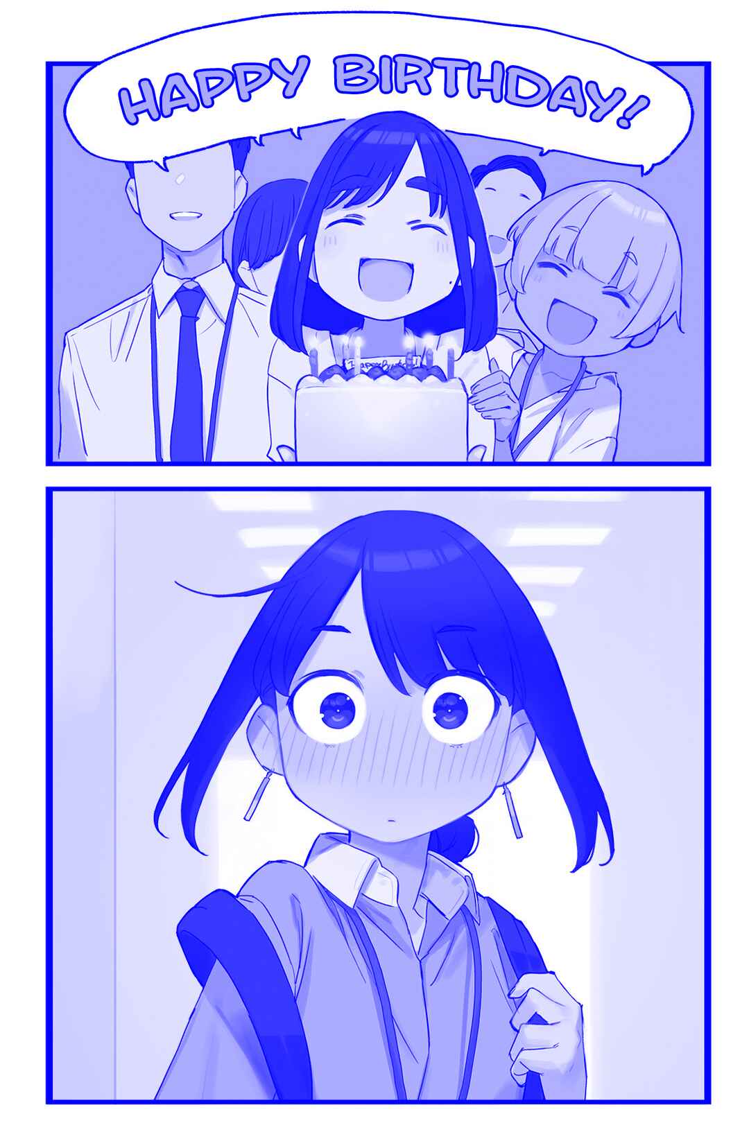 Page 1 Chapter 114 Do Your Best, Douki-chan (Monday Blue ver.)