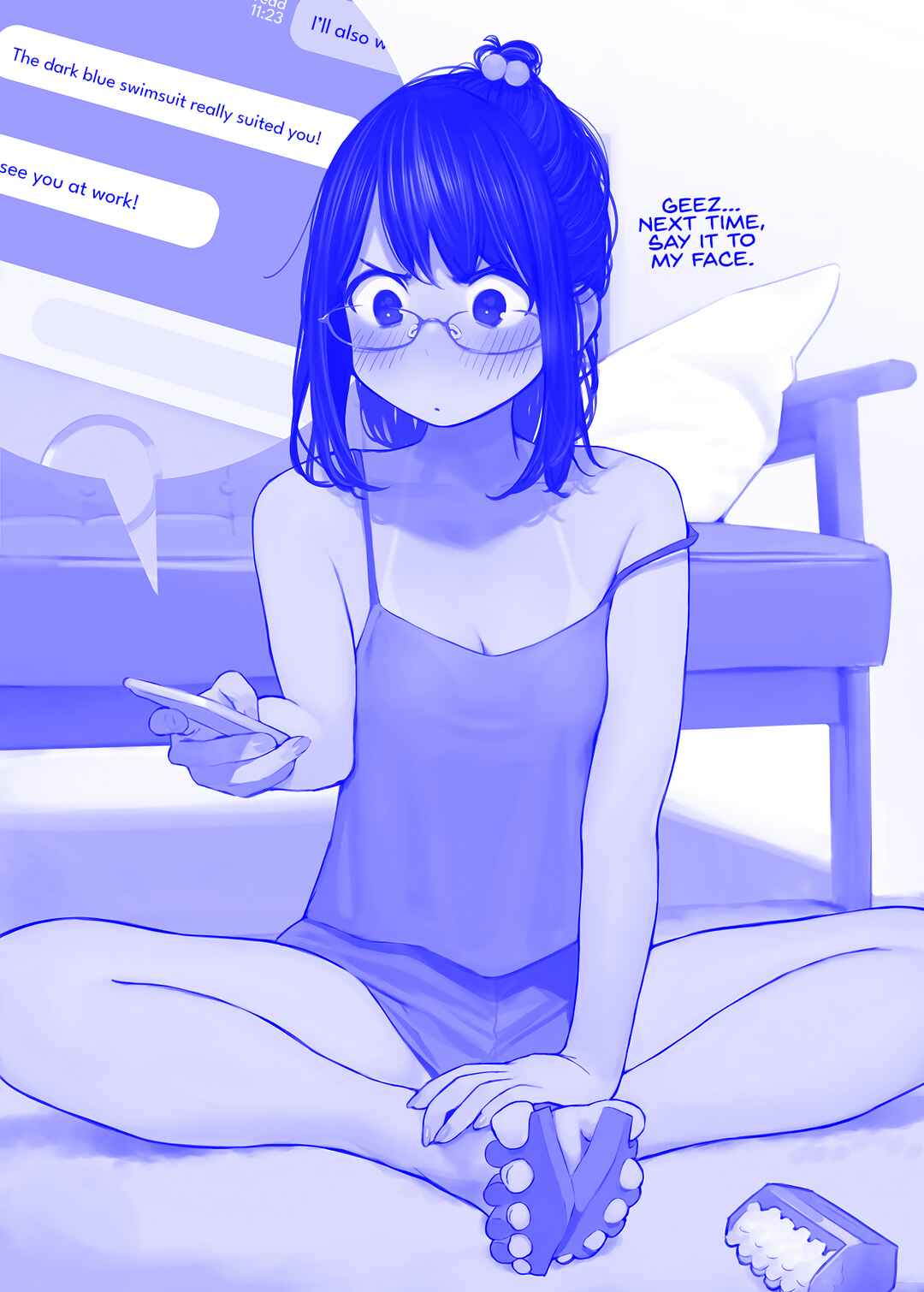 Page 1 Chapter 52 Do Your Best, Douki-chan (Monday Blue ver.)