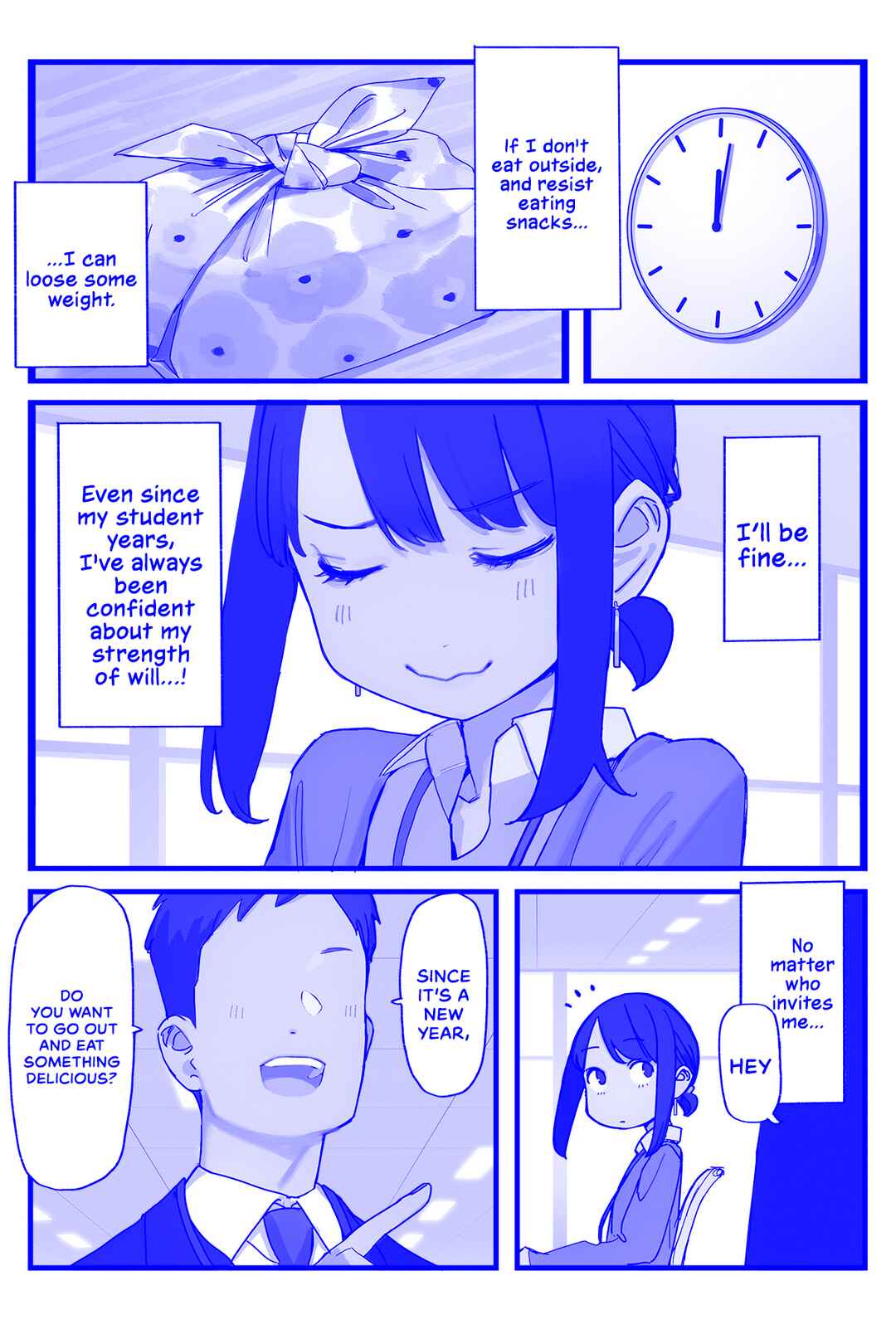 Page 1 Chapter 132 Do Your Best, Douki-chan (Monday Blue ver.)