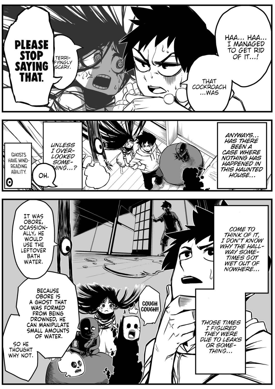 Page 1 Chapter 4 The Strongest Earthbound Spirit and the Guy With No Spiritual Sense