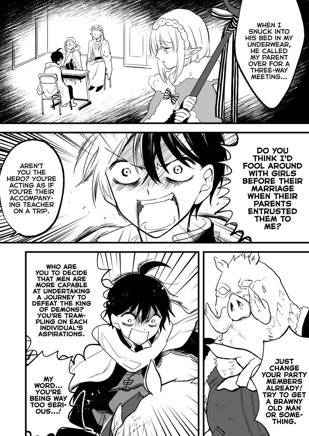 Page 3 Chapter 2 The Journey of the Brave Hero and his Harem