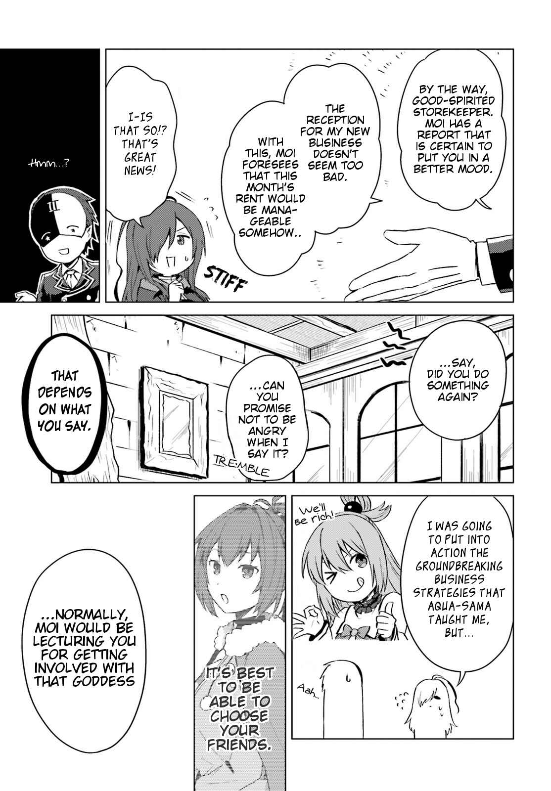 Page 23 Chapter 2 Kono Subarashii Sekai ni Shukufuku wo! Spin-off: Kono Kamen no Akuma ni Soudan wo!