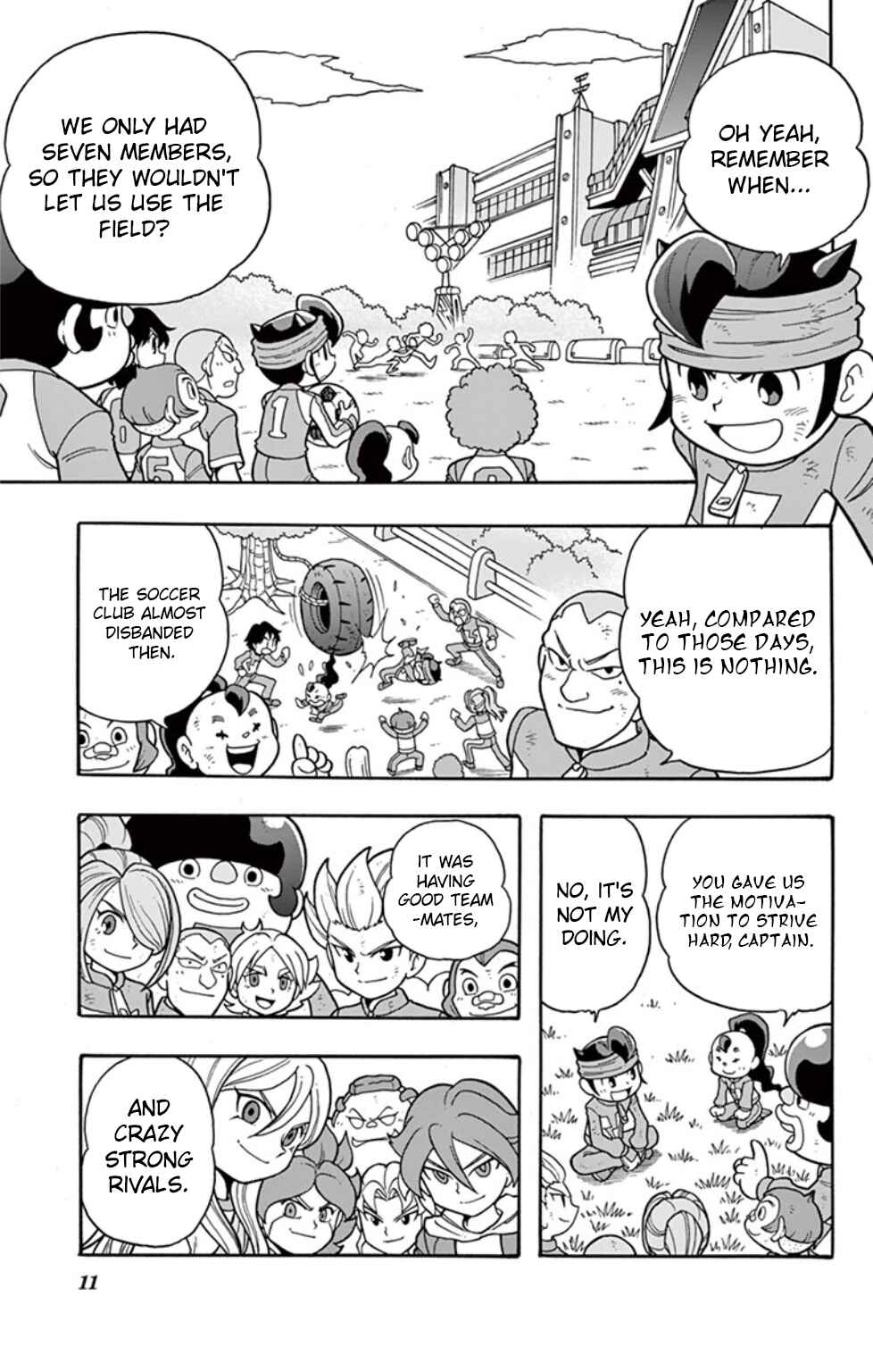 Page 12 Chapter 9 Inazuma Eleven: Baku Gaidenshuu