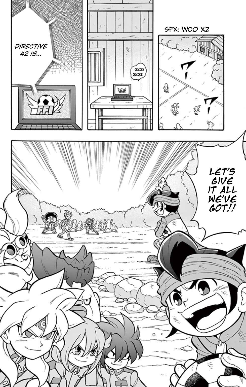 Page 22 Chapter 9 Inazuma Eleven: Baku Gaidenshuu