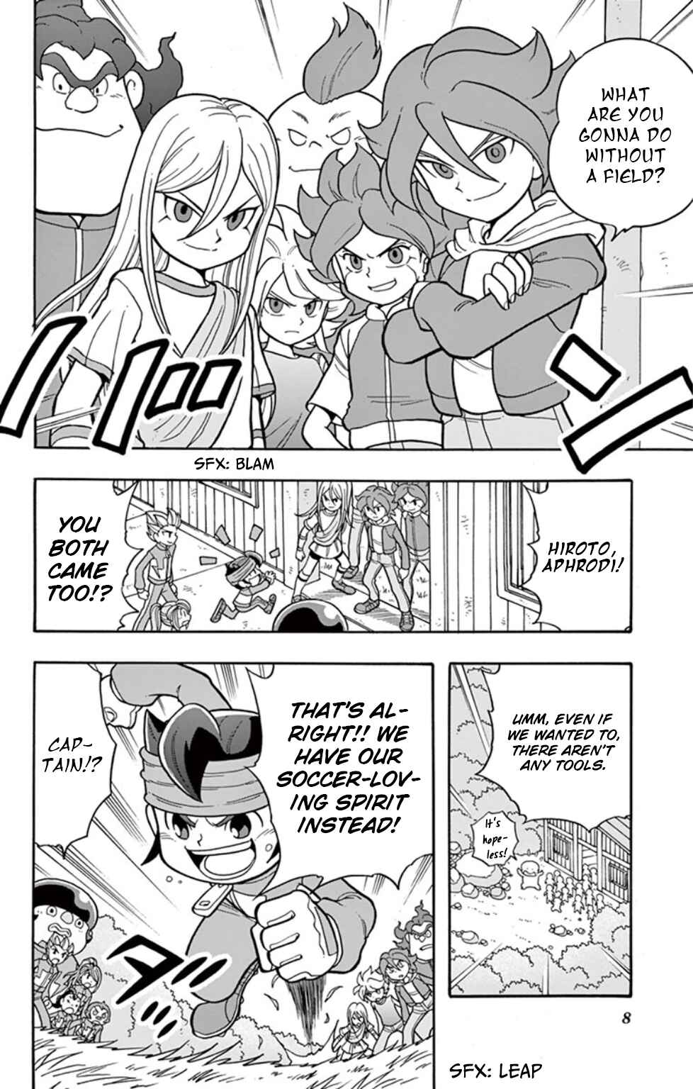 Page 9 Chapter 9 Inazuma Eleven: Baku Gaidenshuu