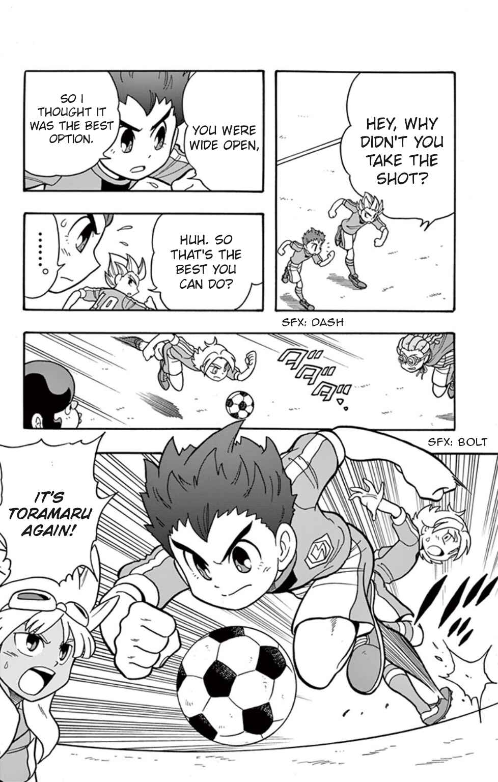 Page 6 Chapter 4 Inazuma Eleven: Baku Gaidenshuu